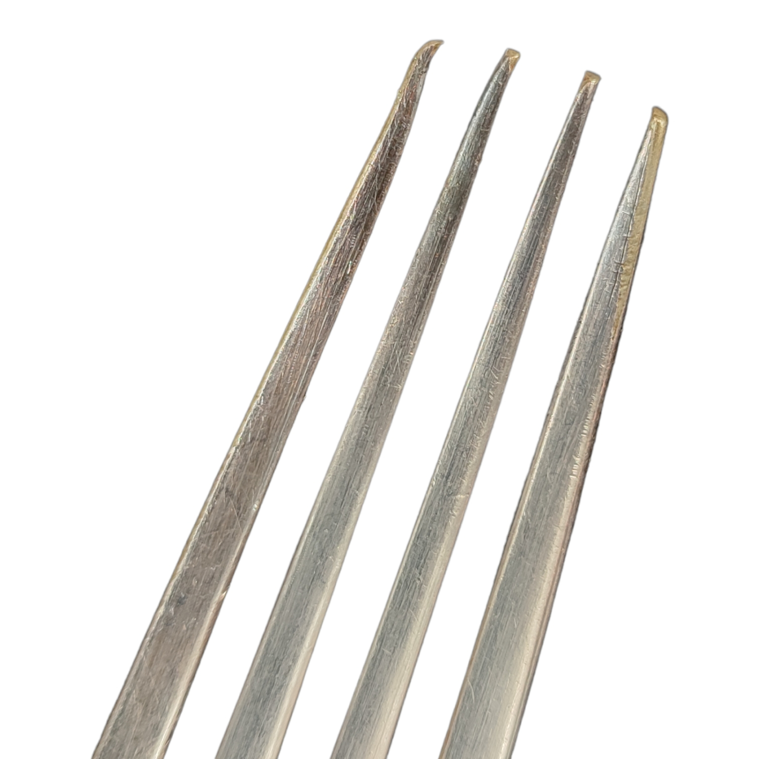 Lot de 8 fourchettes plaquées argent (poinçon fleur de lys SMF) - Bon état - Photo 9