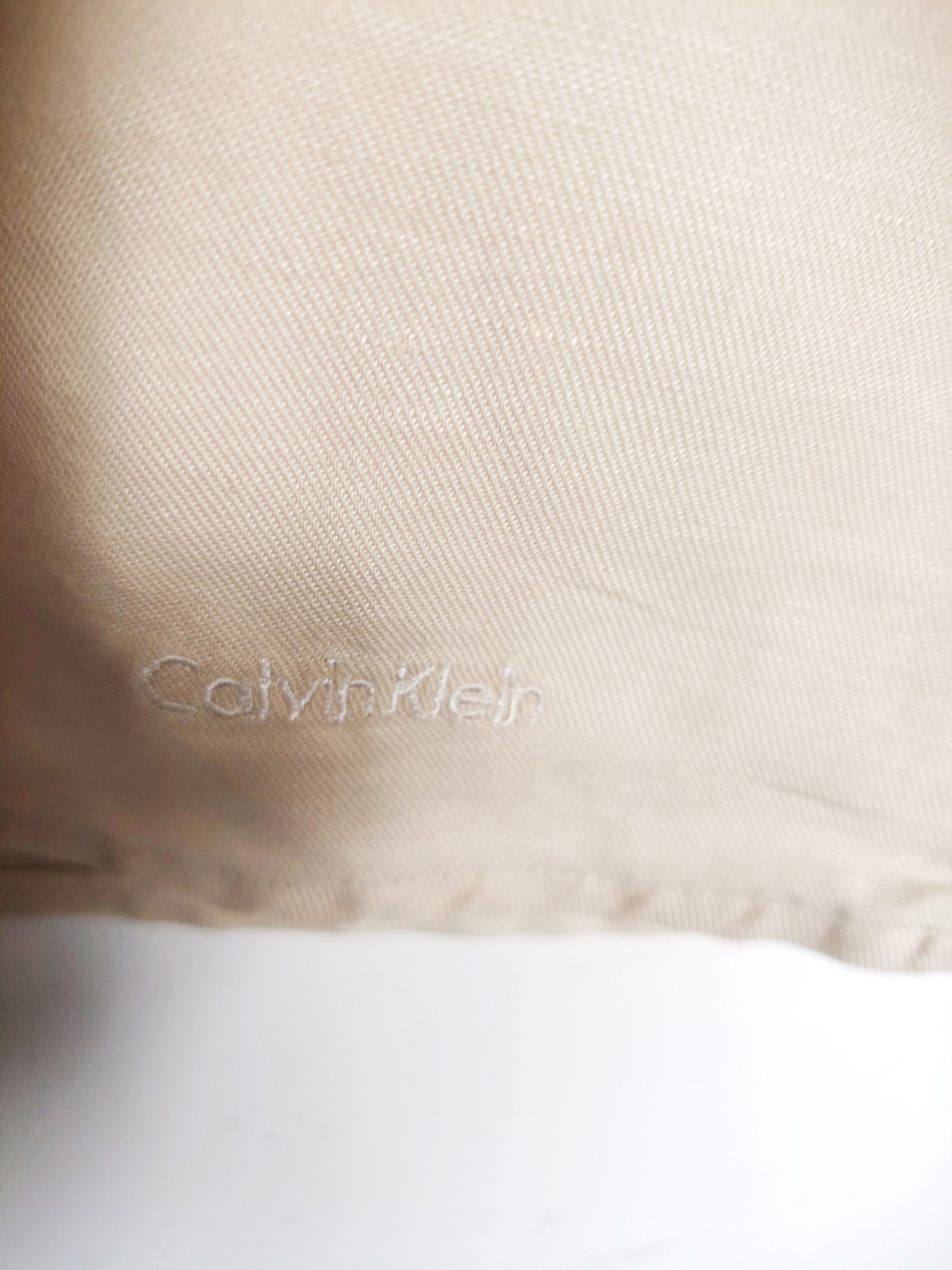 Calvin Klein Chemise beige Tomboy - Taille L - Photo 4