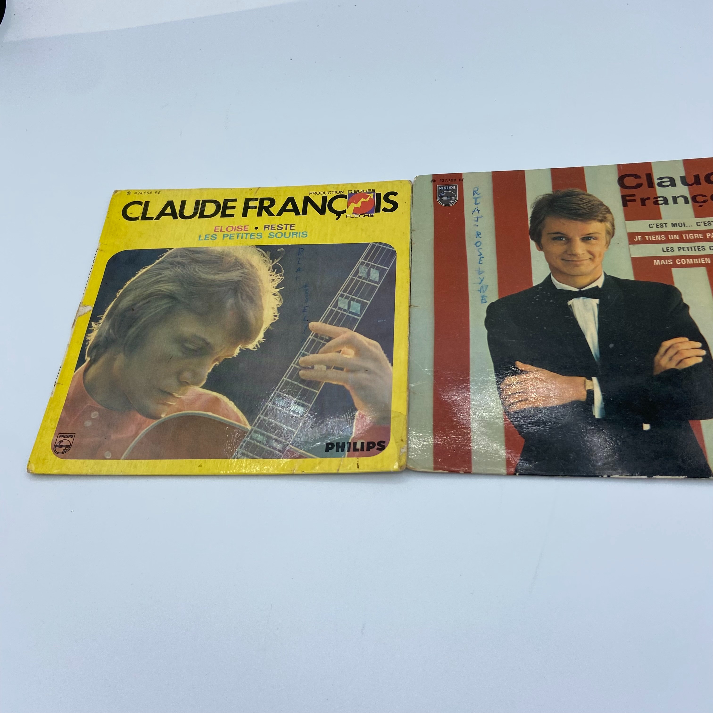 Lot 2 Vinyles Claude François État correct -  reconditionné disponible sur Label Emmaüs