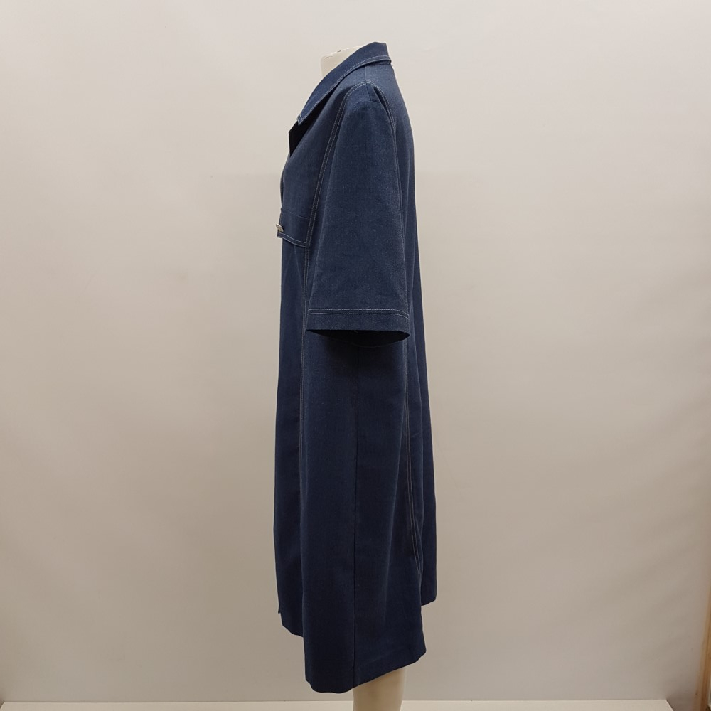 Robe imitation denim bleue - KARTING - Taille 48 - Photo 1