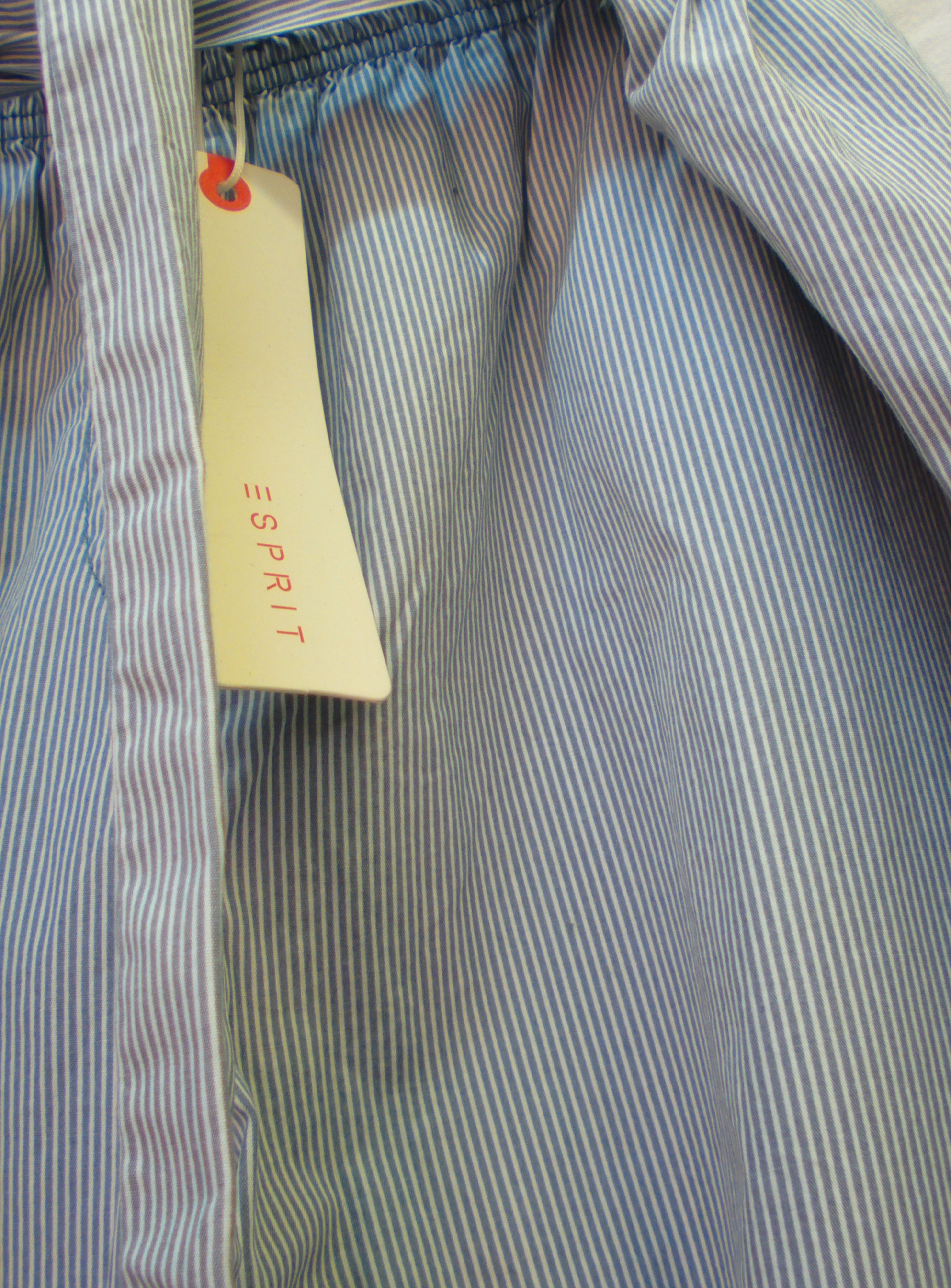 Pantalon ESPRIT, à rayures bleu et blanc, taille 40 - Photo 5