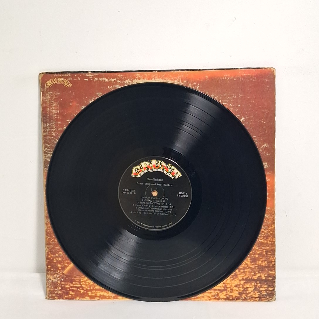 Album Paul Kantner et Grace Slick " Sunfighter" en vinyle 33t  - Vue 2 - 
