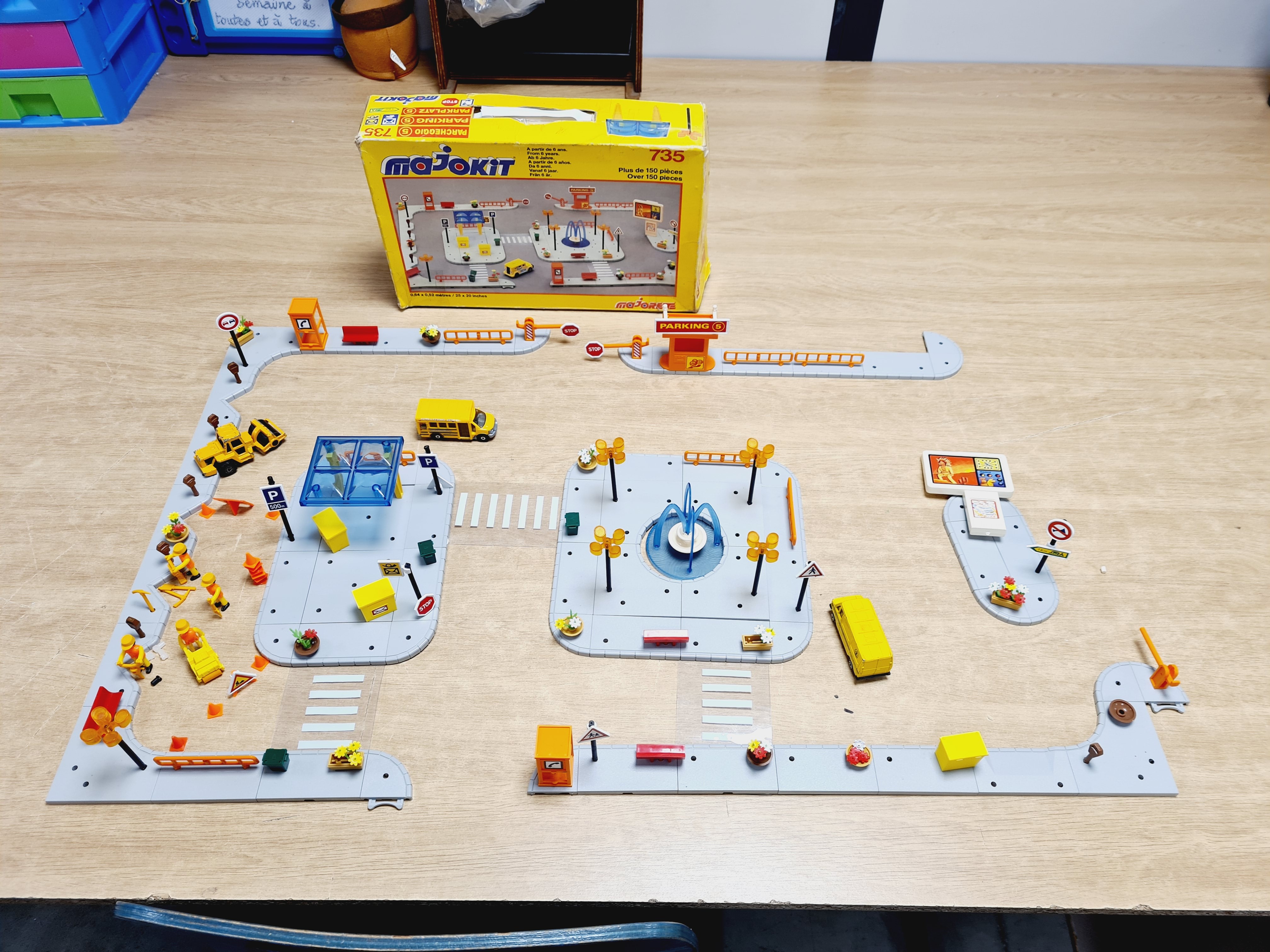 Circuit voiture vintage - Majokit No.735 incomplet - Majorette 1986 - 6 ans+ - État correct - Photo 8