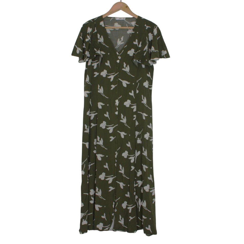  lgance Florale  Robe Longue Boutonne T.L  - MNG - Modalova