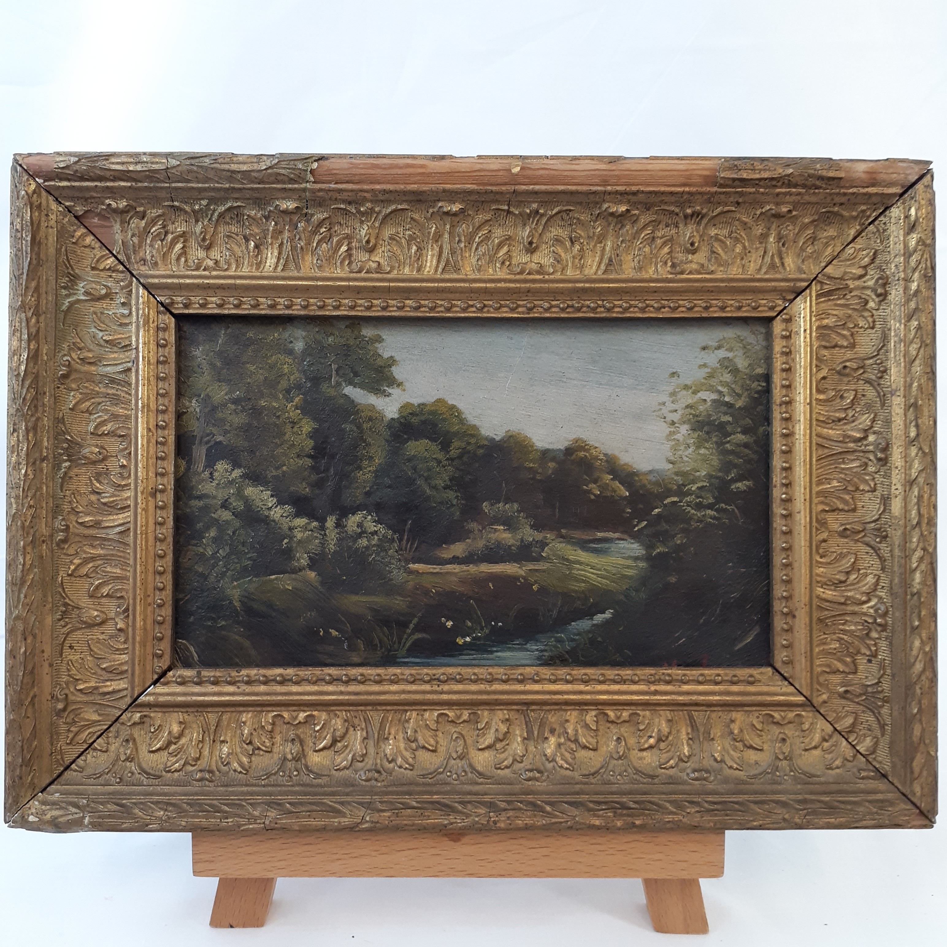 Voir photo 6 de Peinture sur panneau de particules M.Jacobs Peinture sur panneau de particules M.Jacobs Bon état - Vue 6 -