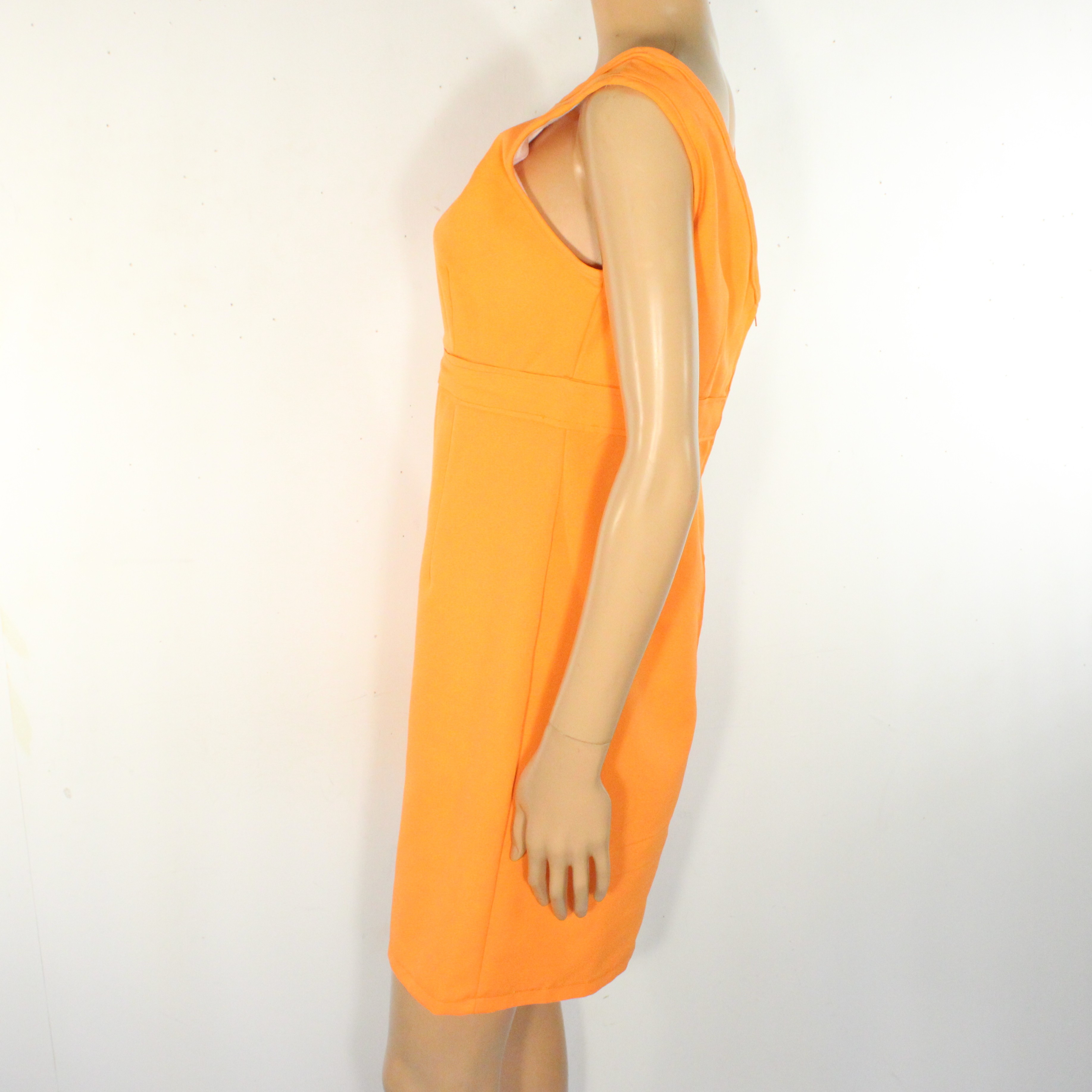 Robe Courte Orange Taille Estimée S /M - Photo 3