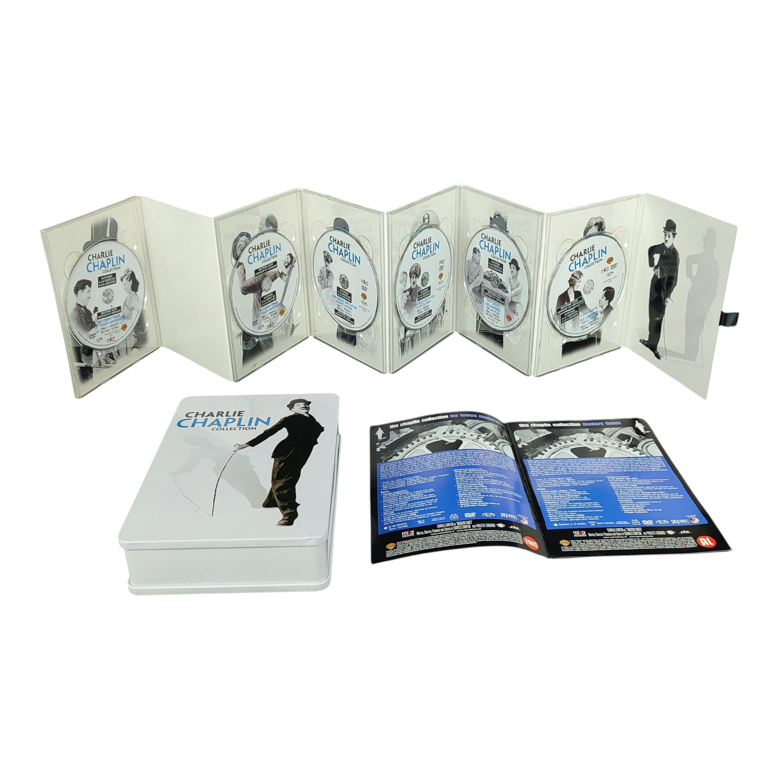 Coffret collection DVD 3 films (+ bonus) de Charlie CHAPLIN  - Vue 2 - 