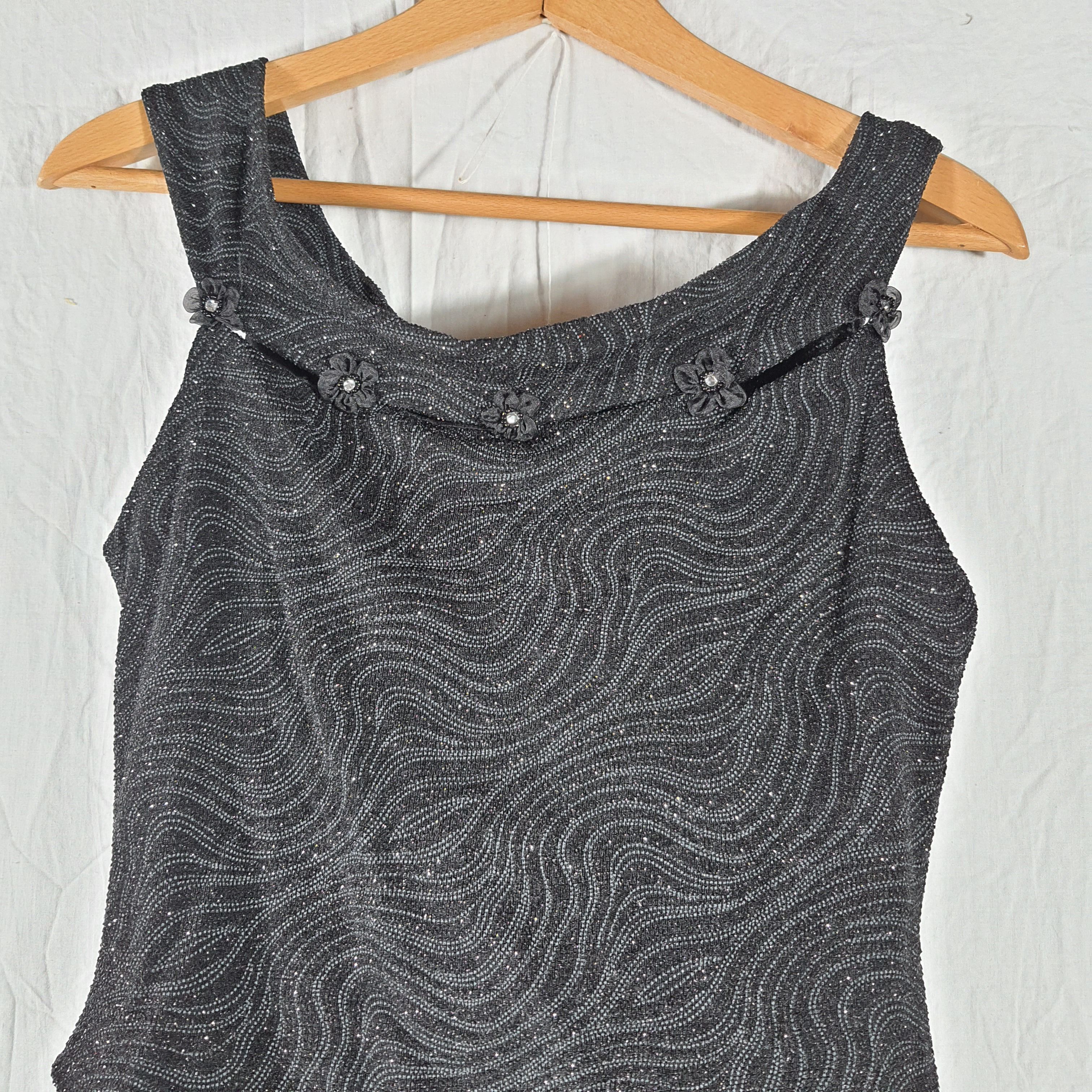 Robe noire longue de fête - Alchera - T42 Très bon état - Vue 5 - 