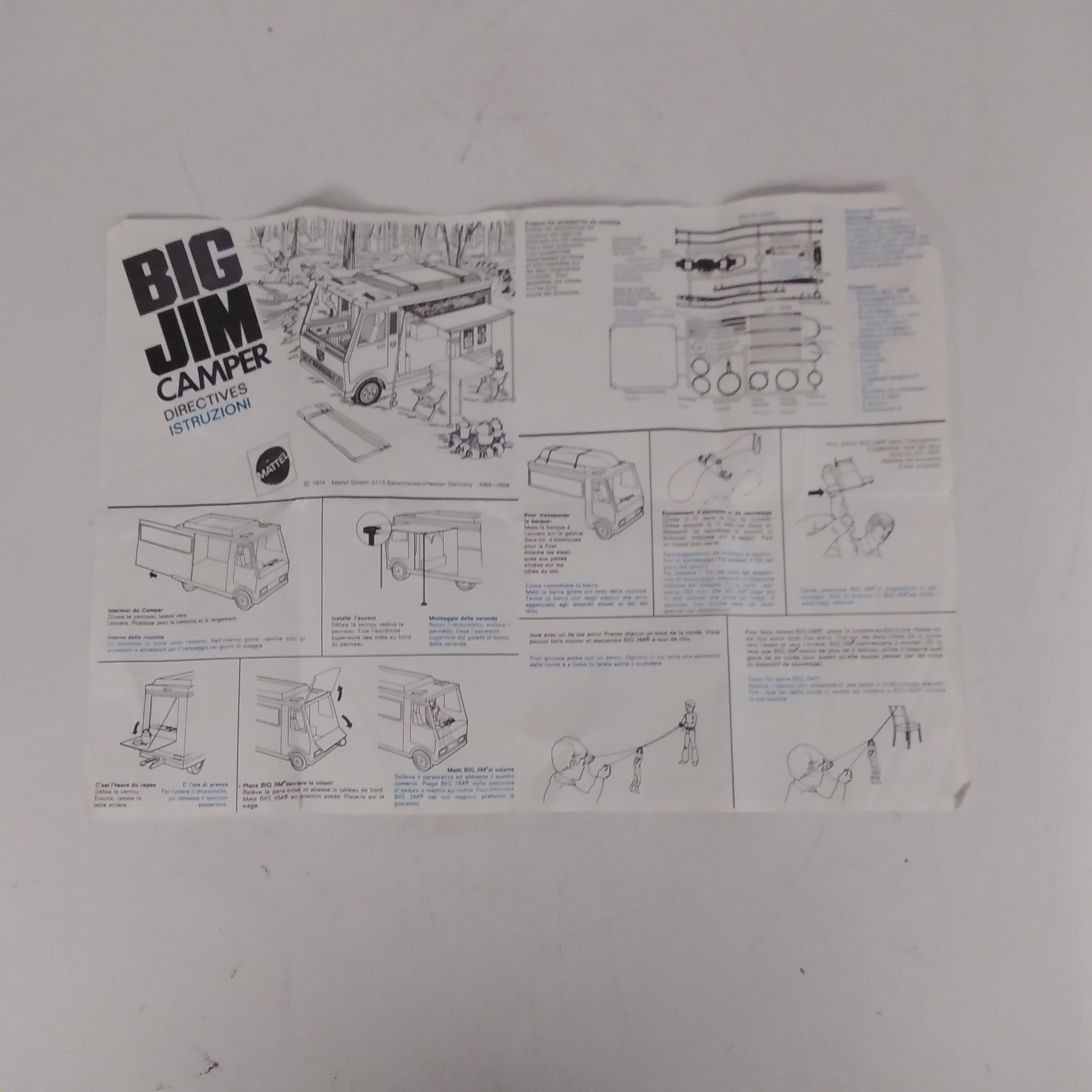 Camping car Big Jim - Mattel État correct - Vue 9 - 