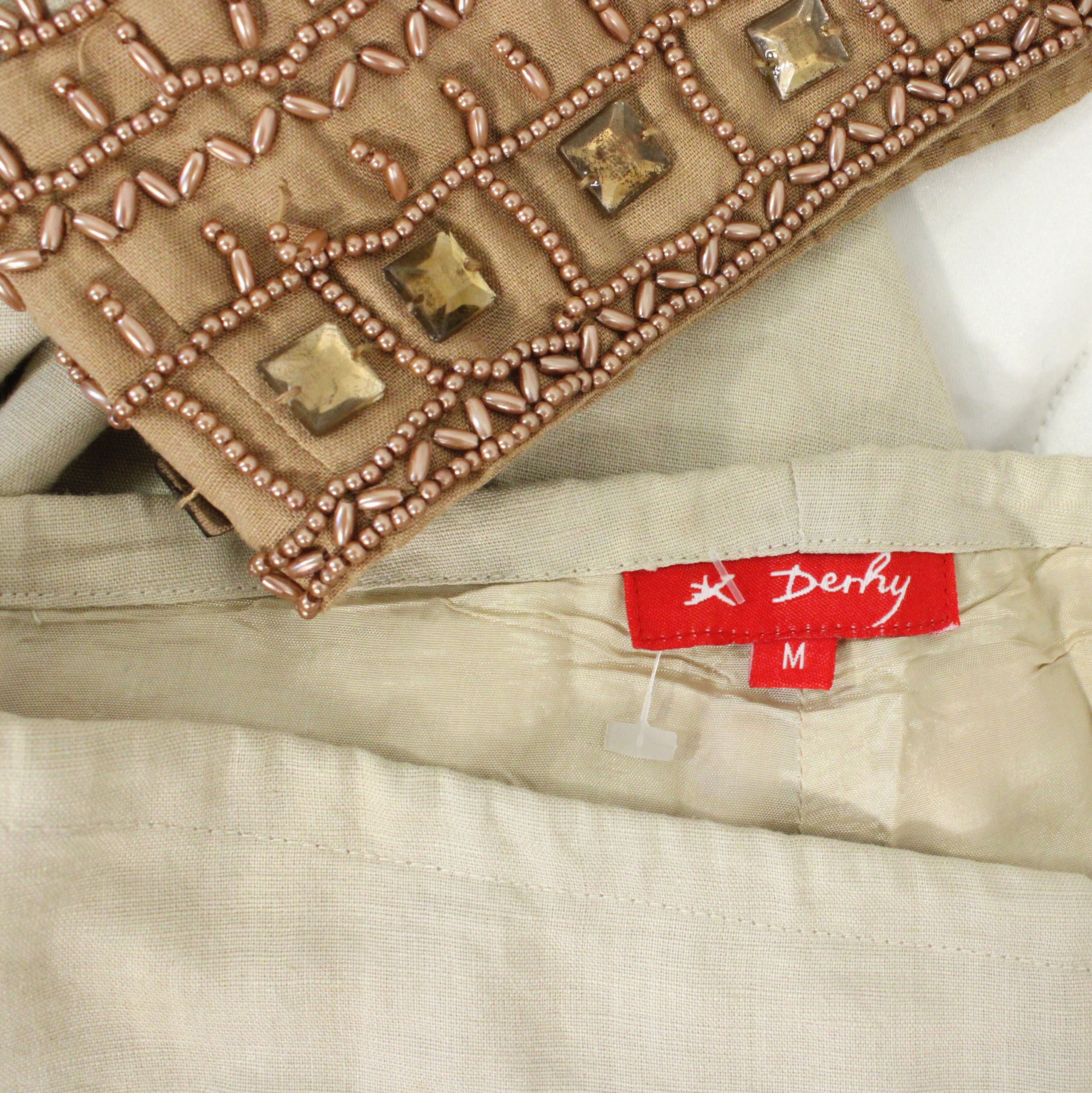 Pantalon Femme Beige DERHY Taille M - Photo 4