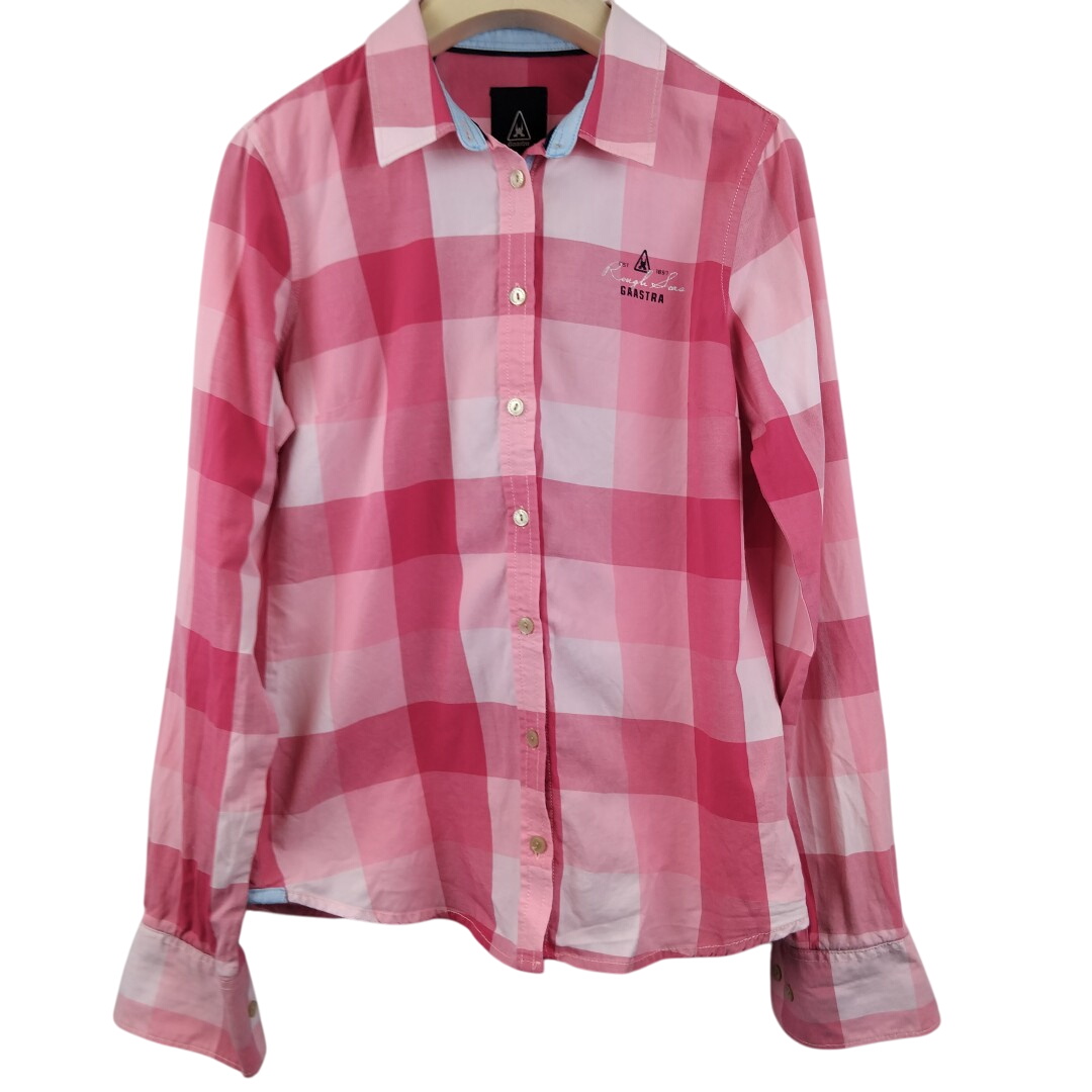Gaastra - chemisier rose à carreaux 100% coton - Taille L - Photo 0