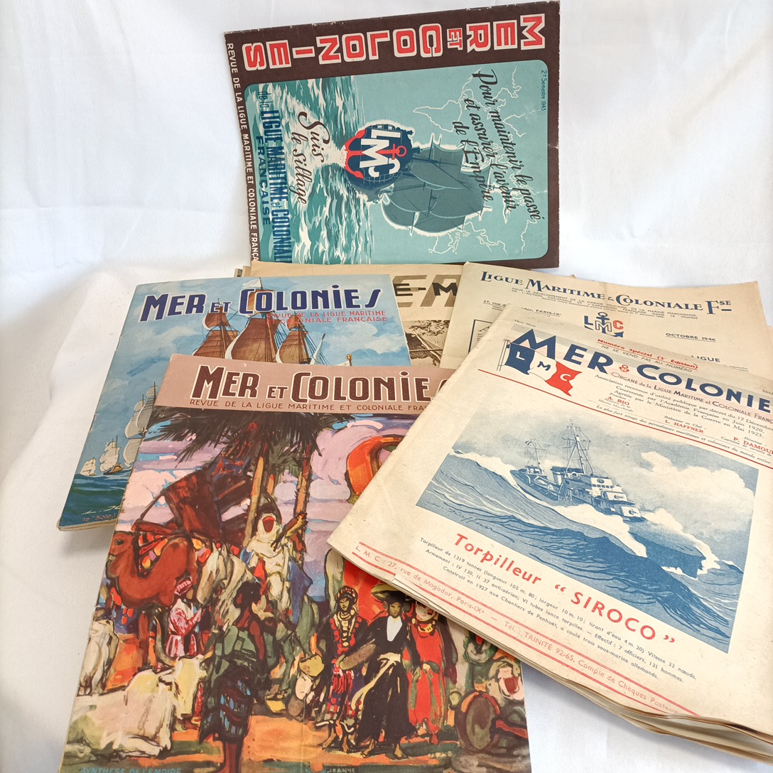 Acheter 26 n° de 1940à 1950 Ligue Maritime et coloniale française Bon état - 150,00 € 26 n° de 1940à 1950 Ligue Maritime et coloniale française Bon état - reconditionné disponible sur Label Emmaüs