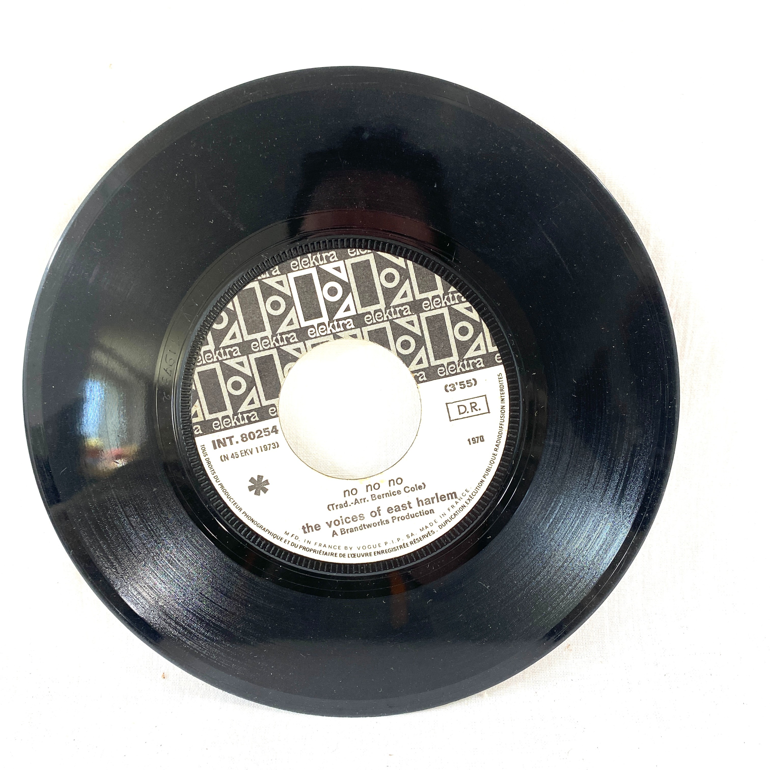 Vinyles 45 T - The voices of east Harlem - No,no,no et Right on be free - Bon état - Photo 3