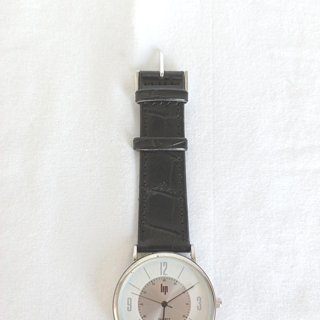 Montre Lip Femme Classics Quartz - Boîtier Doré 28 Mm, Bracelet Cuir Rose - Occasion Fonctionne