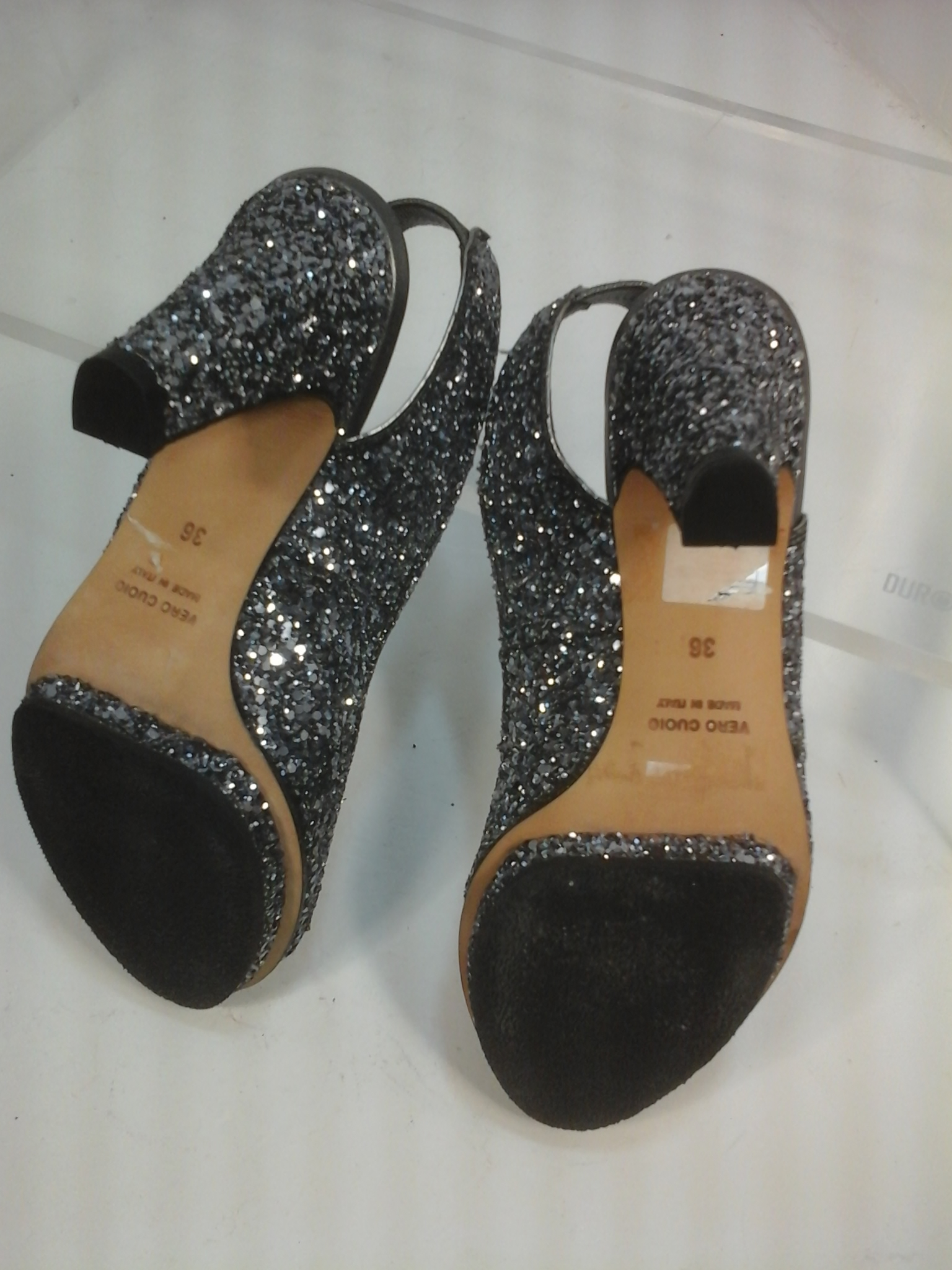 Escarpins ouverts paillettes - Quelques Shoes de plus - Photo 3