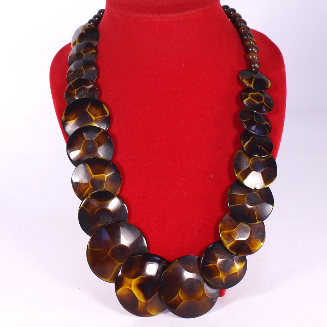 Collier imitation écaille  - Vue 2 - 