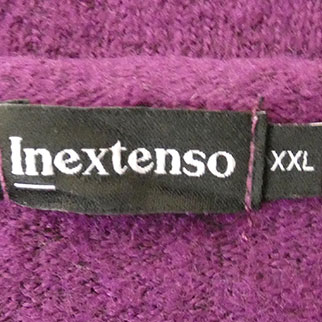 Pull violet avec strass - femme - In Extenso - taille XXL - Photo 3