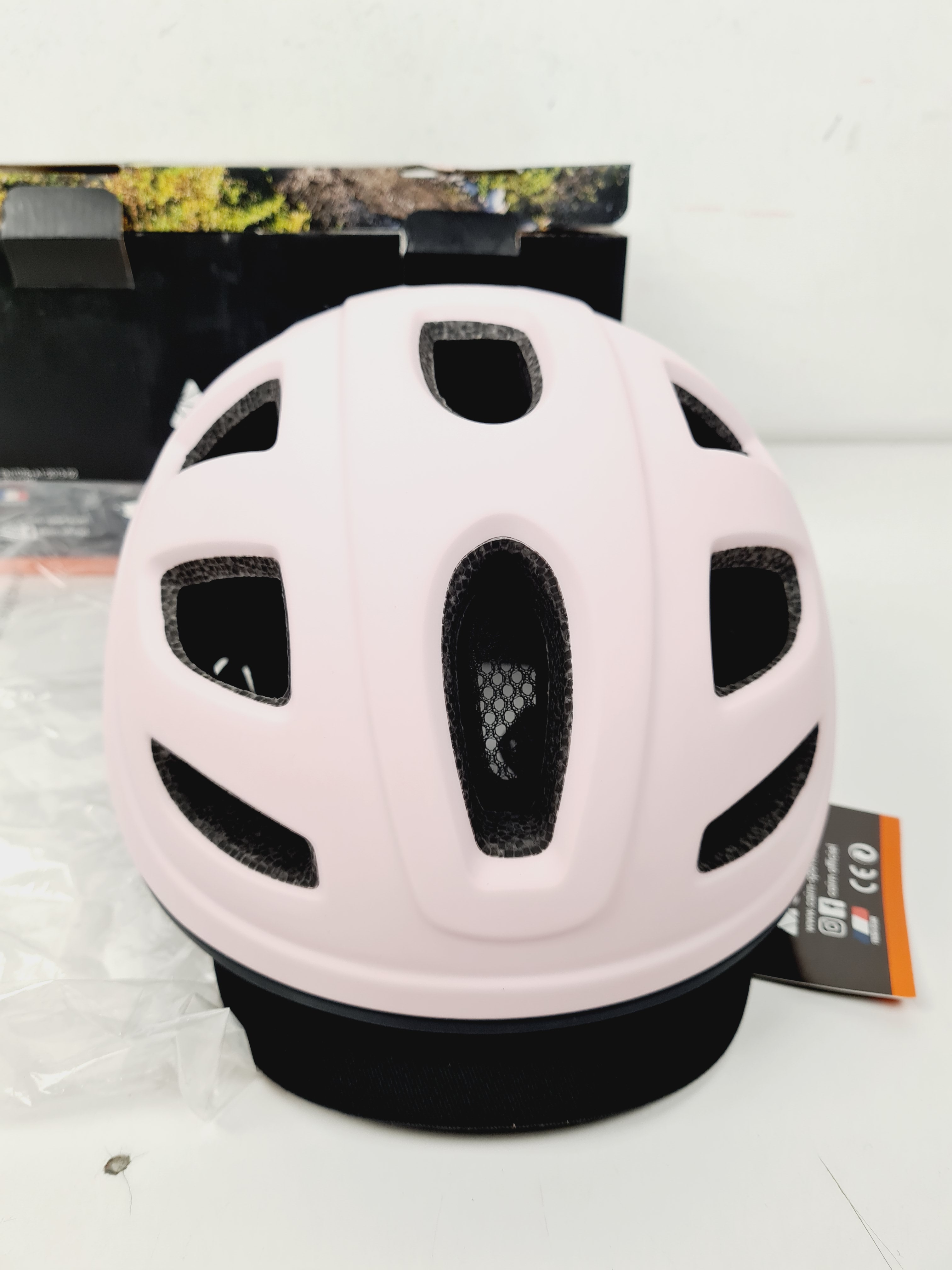 Voir photo 2 de Équipement vélo - Casque rose mat - Taille L - Cairn Équipement vélo - Casque rose mat - Taille L - Cairn Comme neuf - Vue 2 -