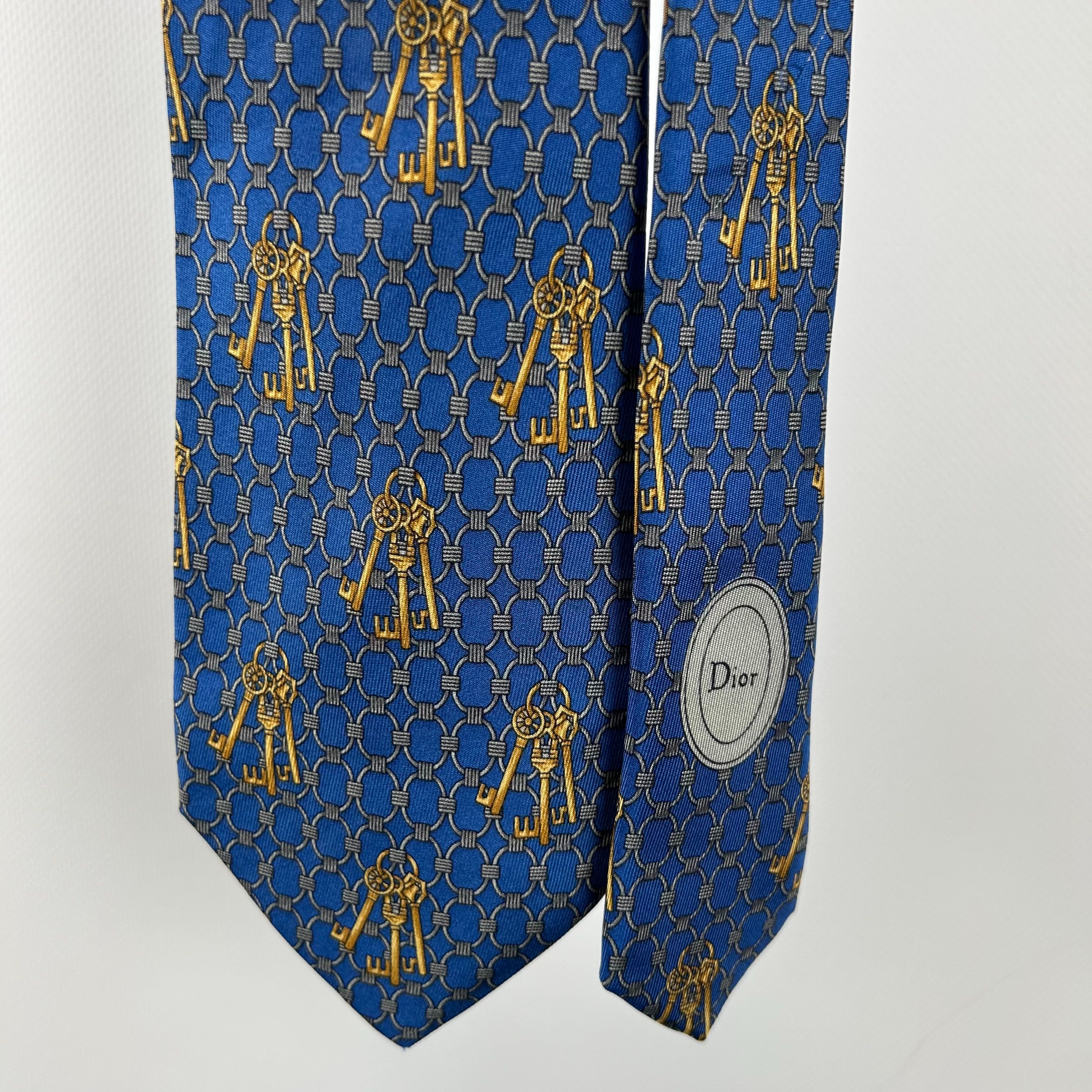 Chistian Dior - Cravate 100% soie - Photo 3