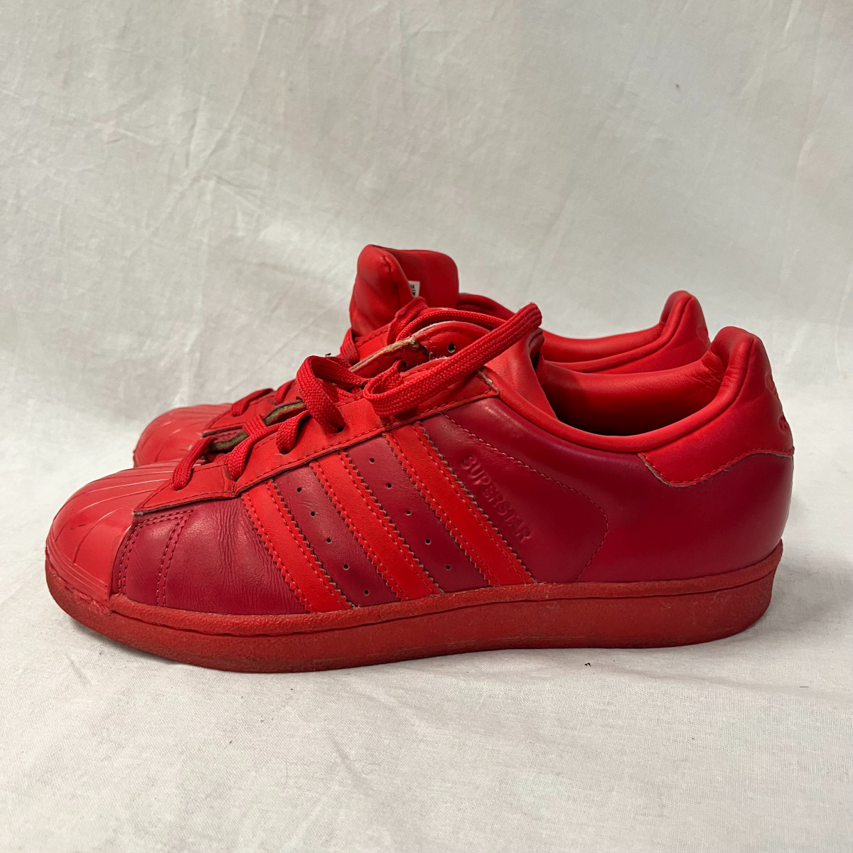 Basket rouge femme, Adidas Superstar, taille38 Bon état - Vue 6 - 