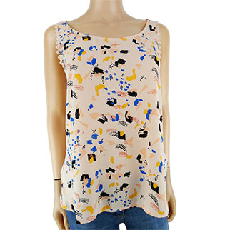 Dbardeur poudr imprim multicolore -- -Taille XS - Camaeu - Modalova