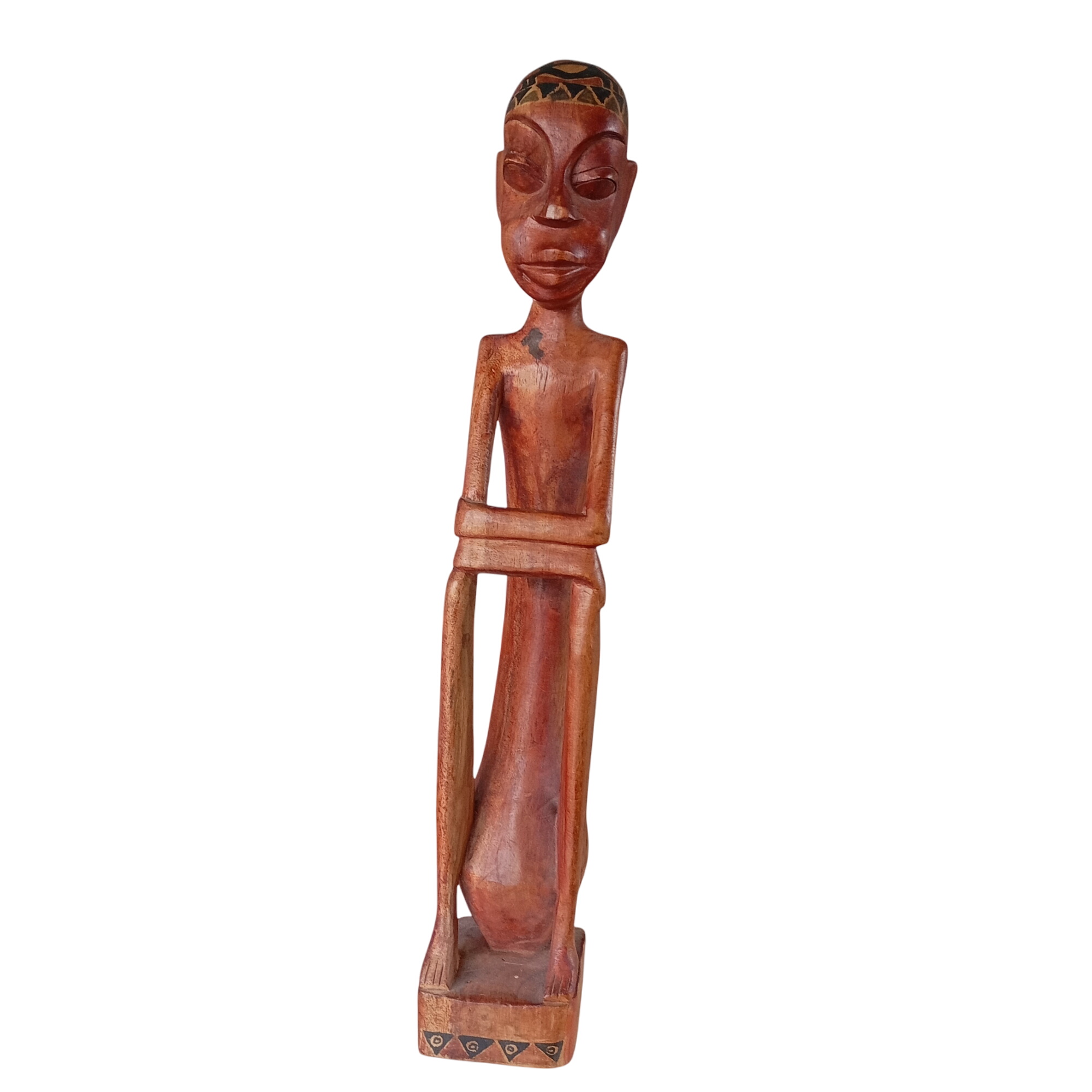 Statue africaine en bois - Photo 0
