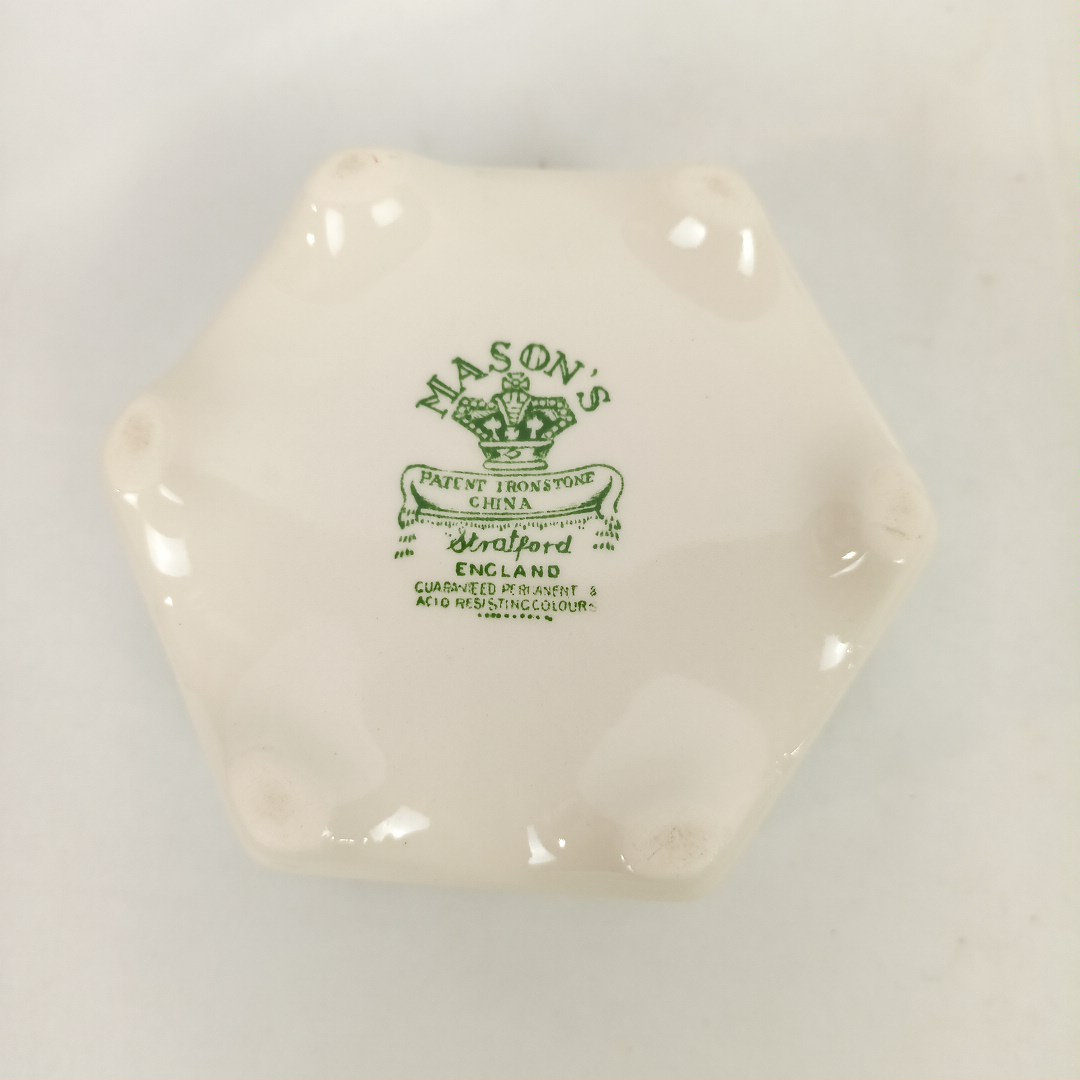 3 pièces en porcelaine Mason's Stratford England - Photo 4