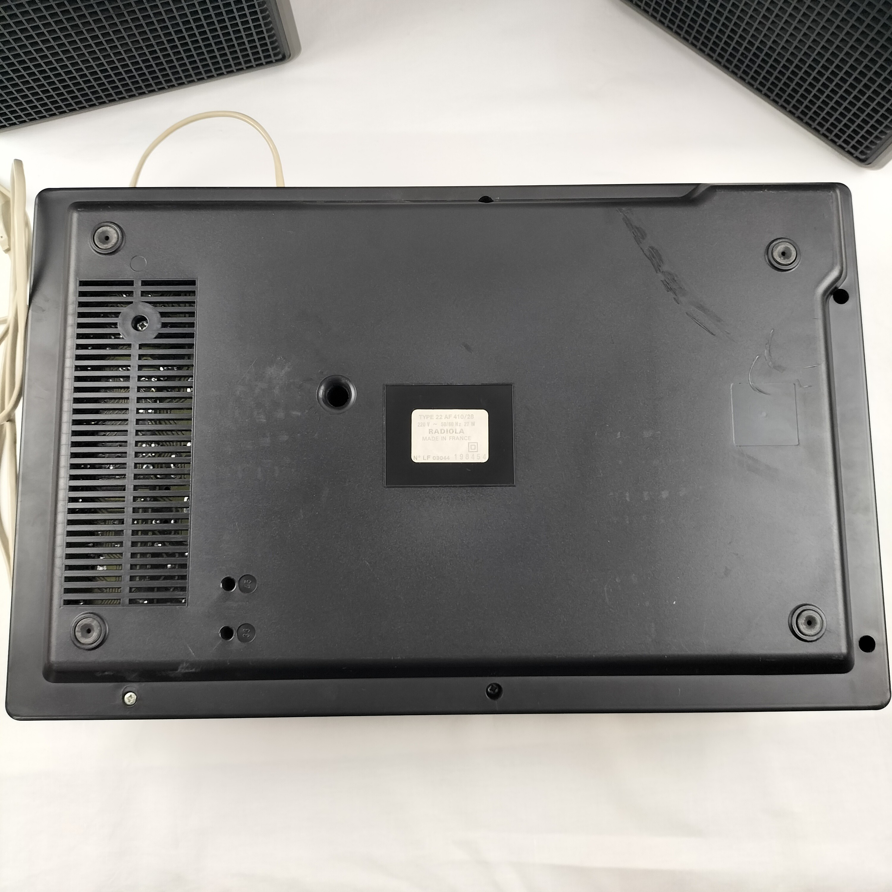 Platine Vinyle Radiola 410 1970 avec ses deux Enceintes - Bon état - Photo 9