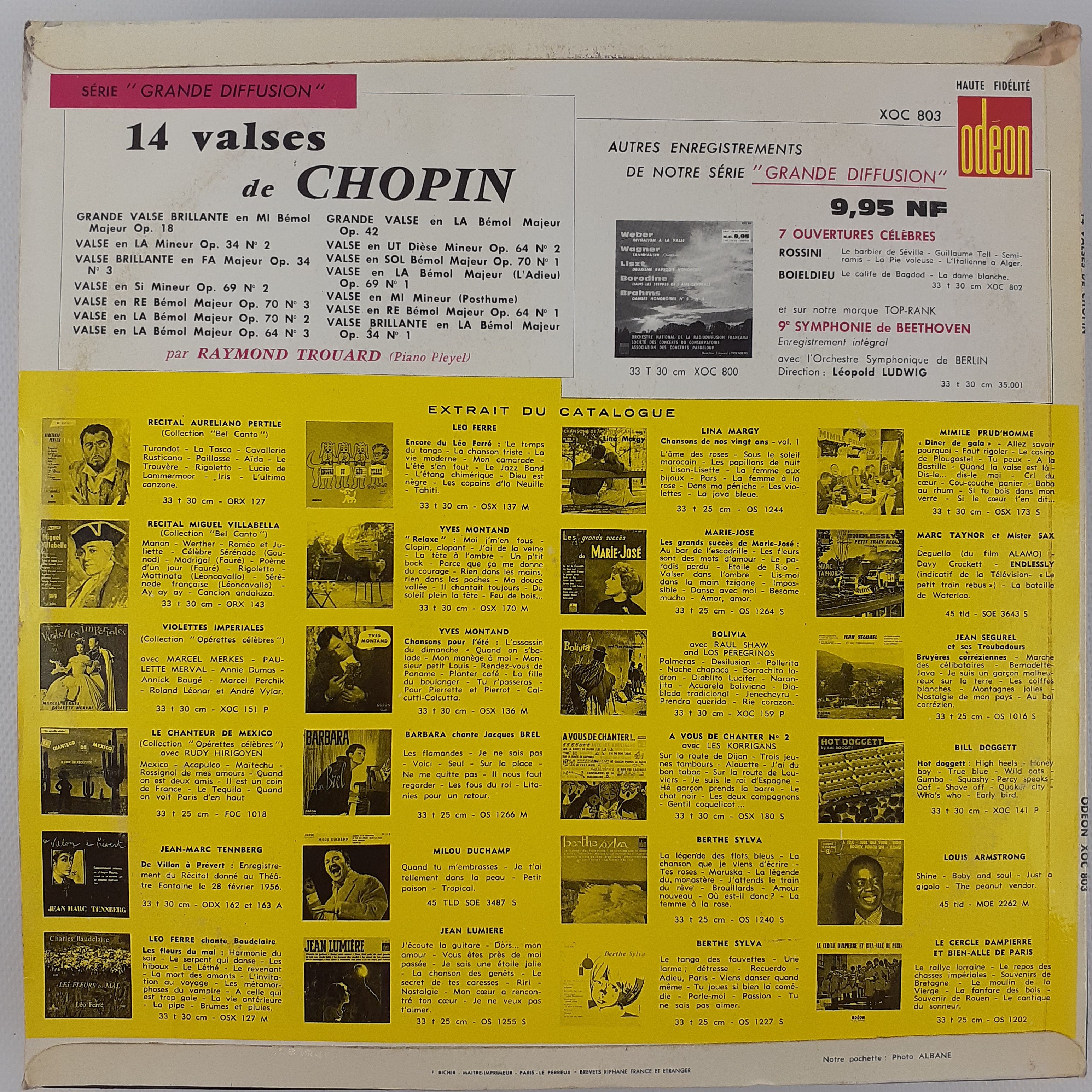 Chopin les 14 Valses par Raymond Trouard Très bon état - Vue 4 - 