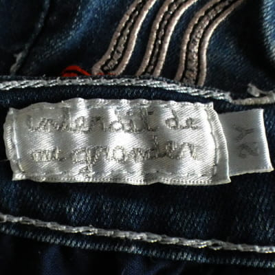 Jeans bleu délavé imprimé - Fille - Interdit de me gronder - Taille 2 ans - Photo 3