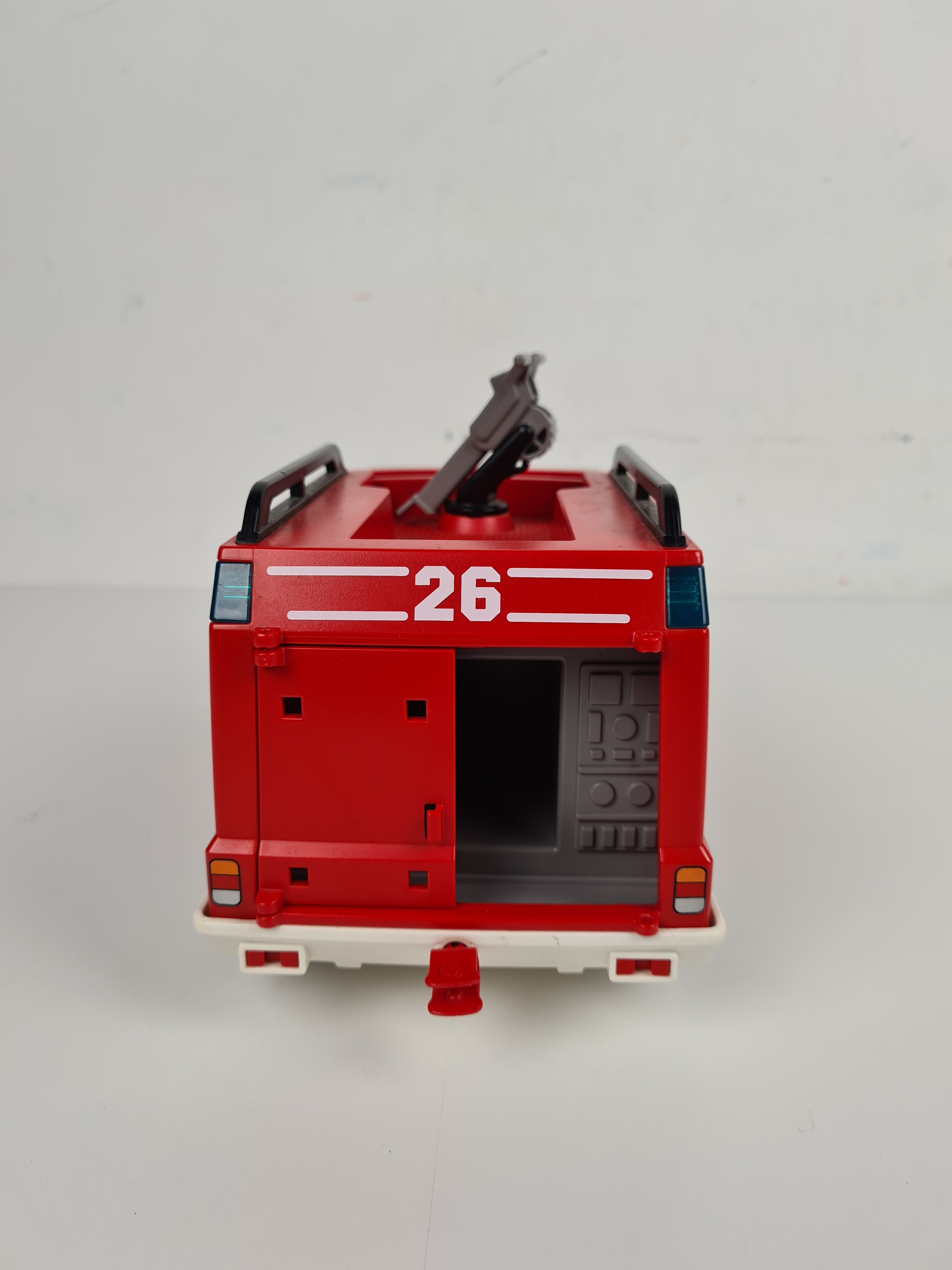 Playmobil Camion De Pompiers 3880 – Incomplet – Pièces Manquantes – Idéal Pour Collectionneurs Ou Bricolage