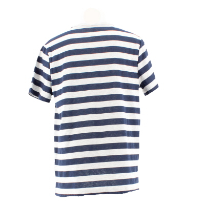 T-shirt à rayures bleues foncé et blanches -Garçon -Sincère - Taille 12 ans - Photo 1