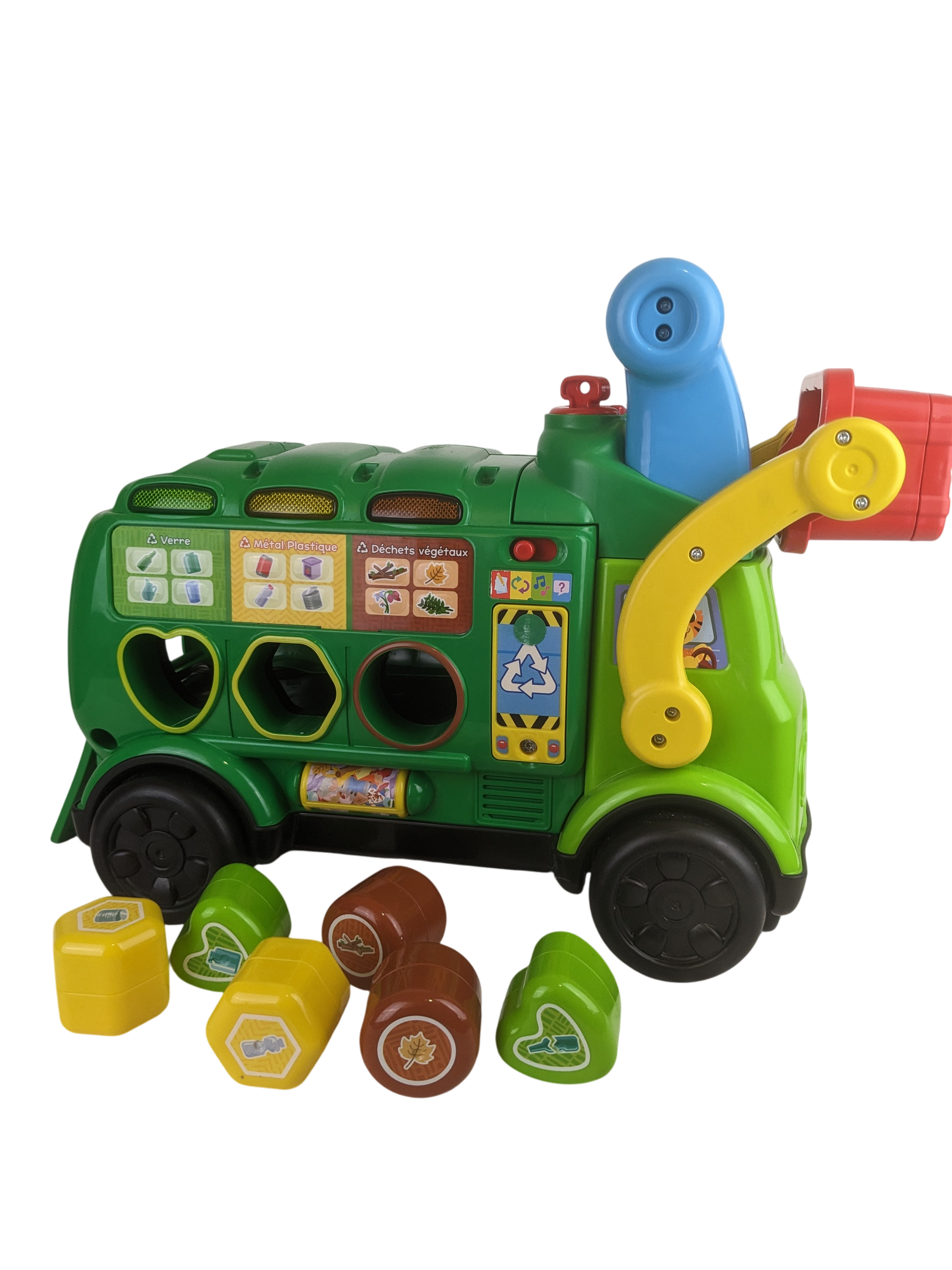 Acheter Camion poubelle Recyl Formes - VITCH Très bon état - 17,00 € Camion poubelle Recyl Formes - VITCH Très bon état - reconditionné disponible sur Label Emmaüs