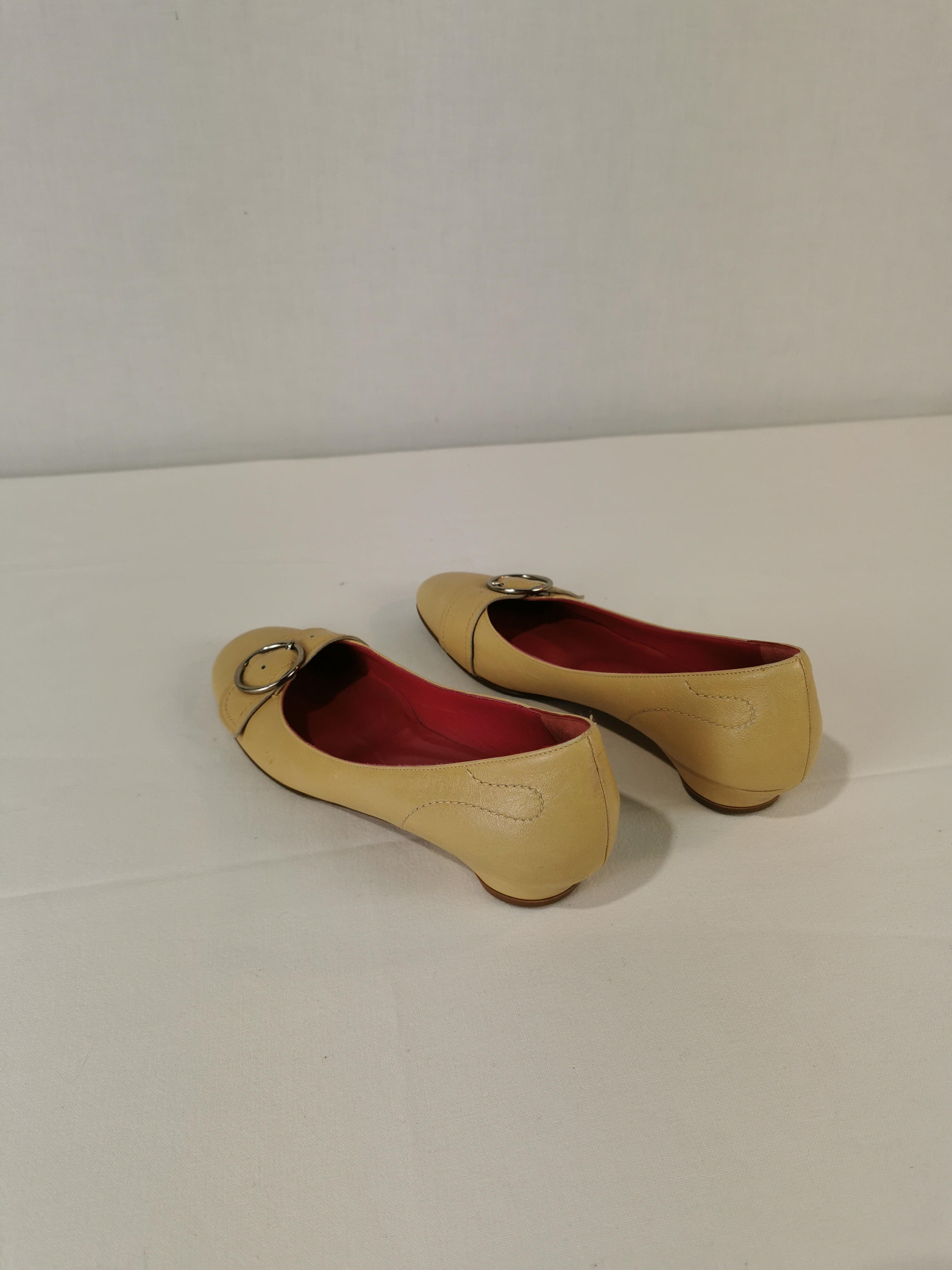 Ballerines beige - Manfield - taille 36 1/2 État correct - Vue 7 - 