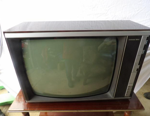 Télévision Vintage Continental Edison Space Age 41cm – Années 70, Tube Cathodique
