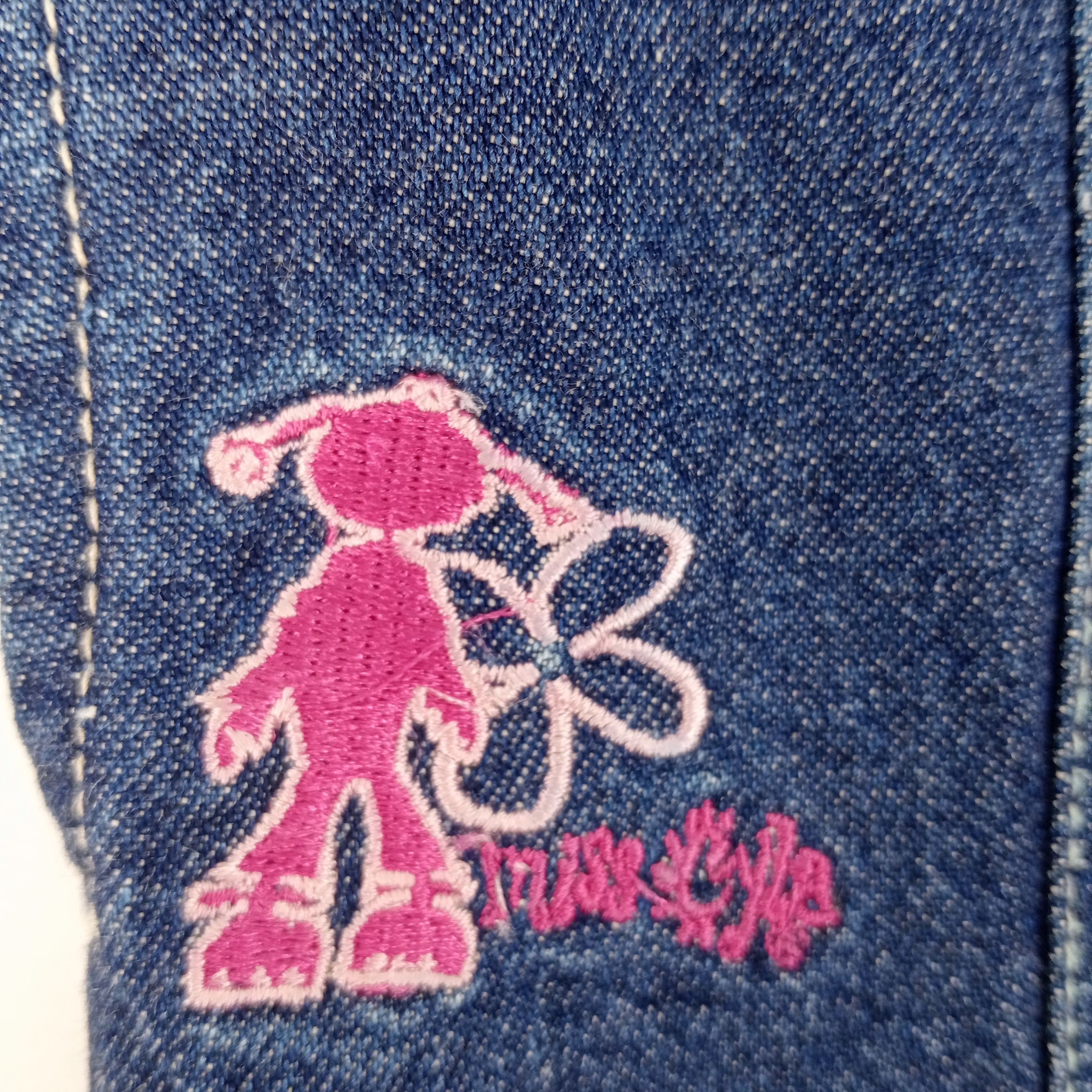 Veste en jean enfant fille de la marque Miss Oyla manches longues de couleur bleu taille 102 cm (4 ans) - Photo 4