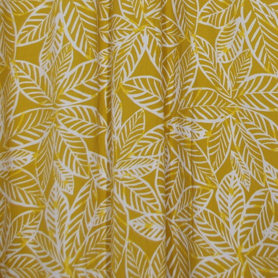 🌿 Jupe Neuve Hartford T2 - Jaune Longue à Imprimé Feuilles 🌞Douceur Tropicale - Photo 2