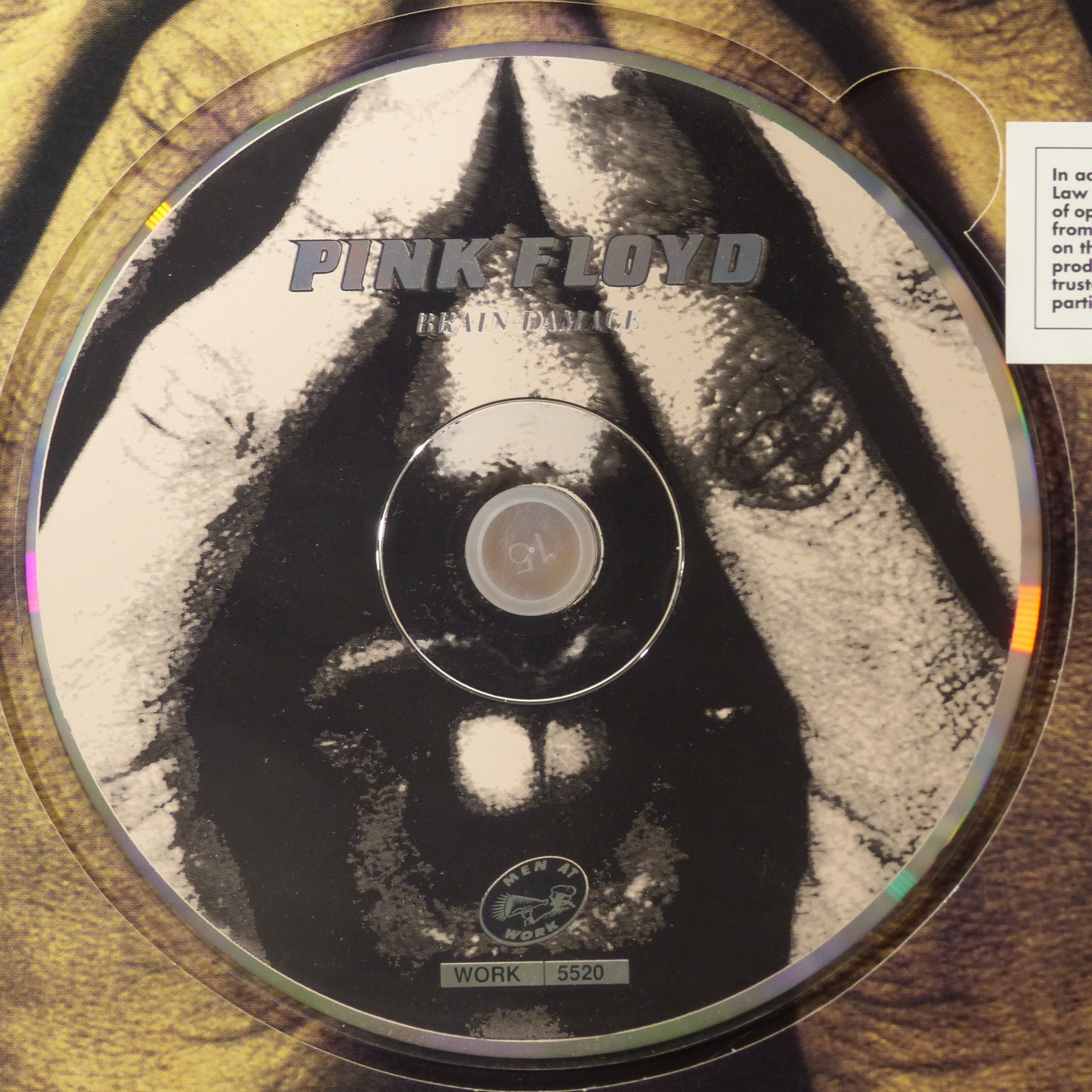 Voir photo 5 de RARE Coffret limité CD Pink Floyd / Brain Damage - Men At Work 1991 RARE Coffret limité CD Pink Floyd / Brain Damage - Men At Work 1991 Bon état - Vue 5 -