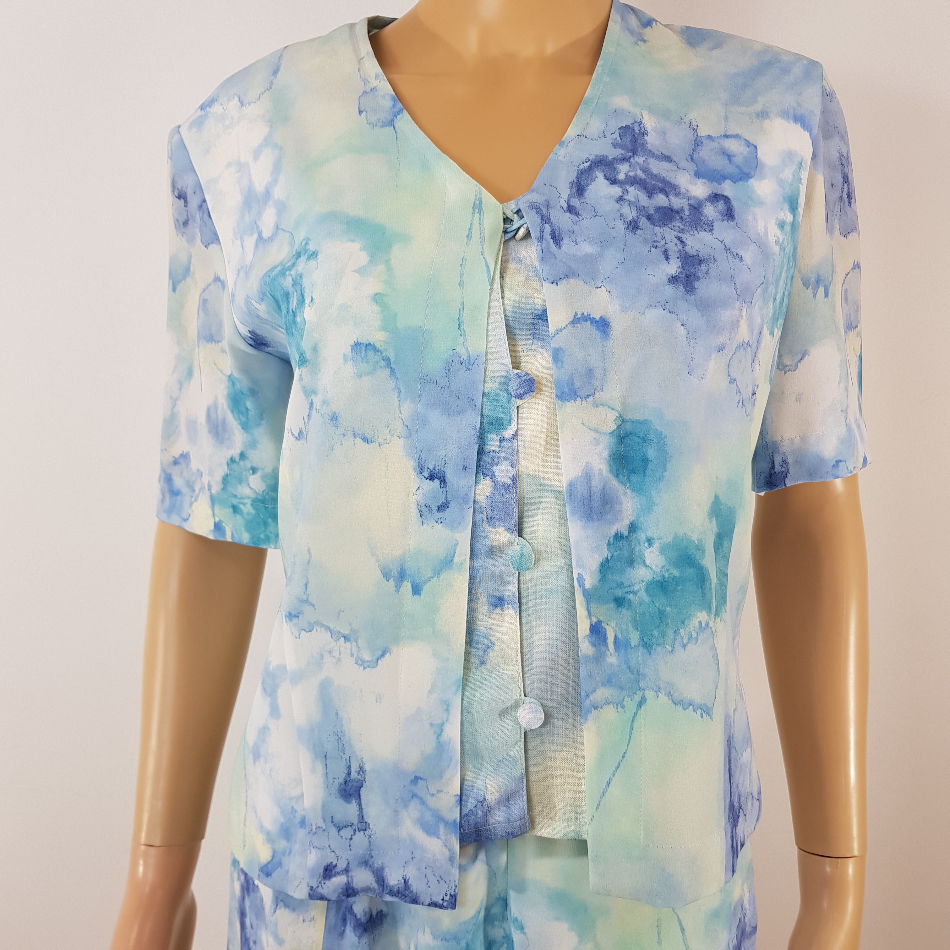 Ensemble haut et jupe tie & dye Un jours ailleurs - Taille 38 - Label Emmaus - Modalova