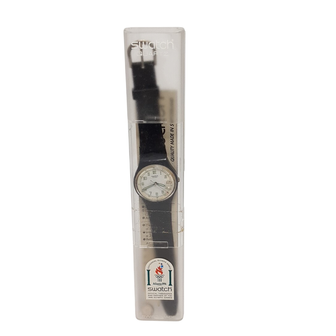 Montre swatch swiss AG 1994 jeux olympiques d'Atlanta État correct -  reconditionné disponible sur Label Emmaüs