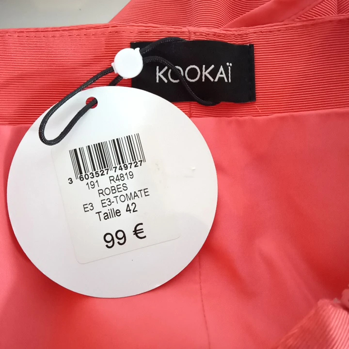 Voir photo 5 de Robe avec 2 fines bretelles - Kookaï - taille 42 Robe avec 2 fines bretelles - Kookaï - taille 42 Comme neuf - Vue 5 -