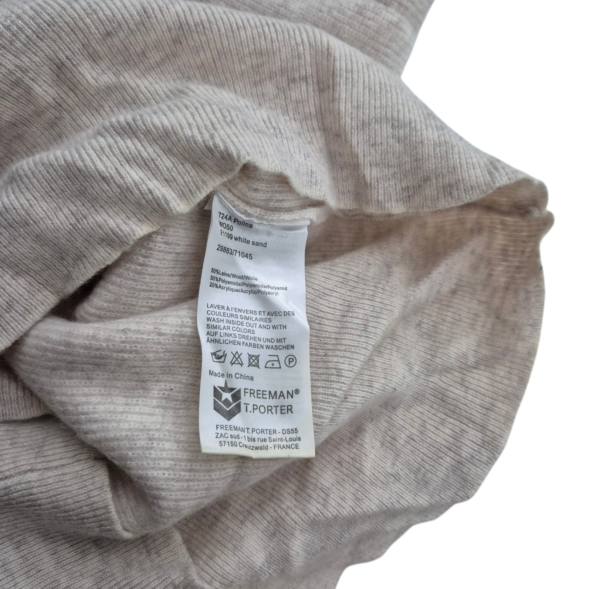 Pull neuf en laine mélangée🧶🐭- Freeman T. Porter - L - Photo 3