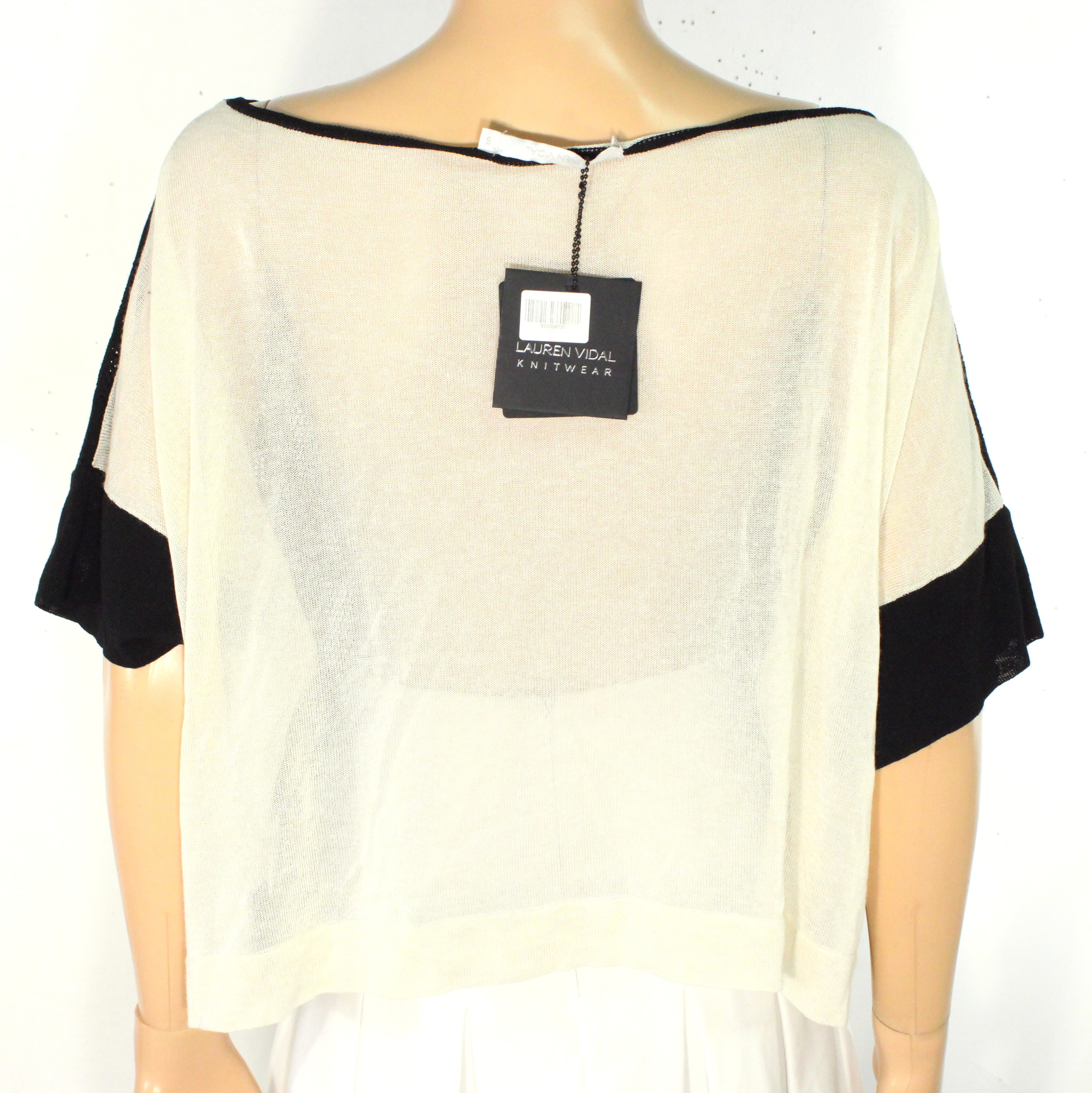 Pull Noir & Beige LAUREN VIDAL Taille S - Photo 1