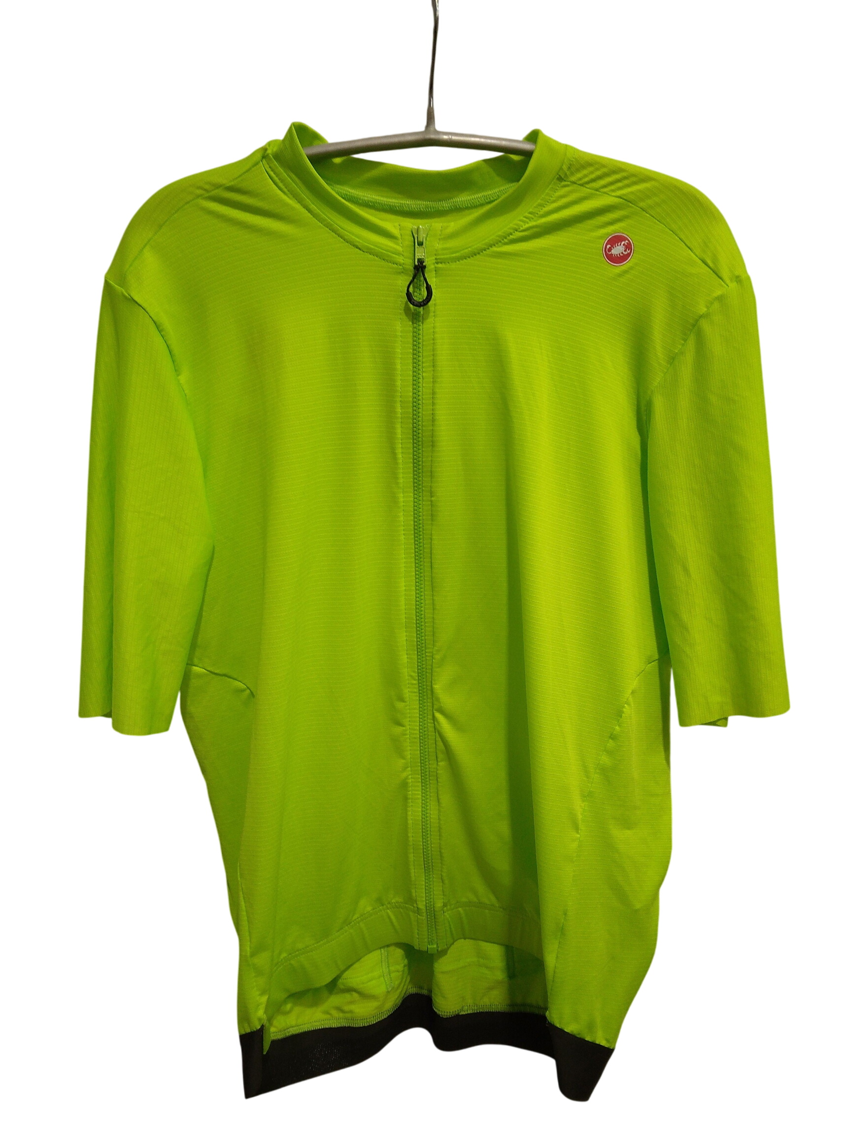 Maillot vélo Espresso Jersey "Electric Lime", Castelli - XL  -  reconditionné disponible sur Label Emmaüs