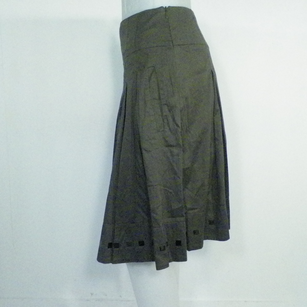Jupe Marron CAROLL T 36. Bon état - Vue 2 - 