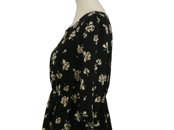 Pattern robe blouson coupe A-line à motif fleuri - Taille S - Photo 8