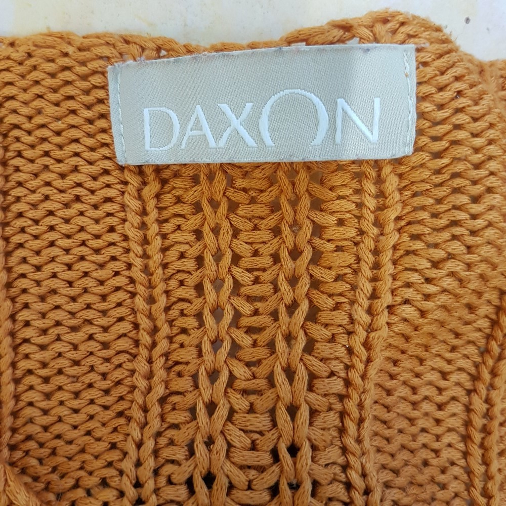 Pull en mailles orange - DAXON - Taille 42 Très bon état - Vue 6 - 