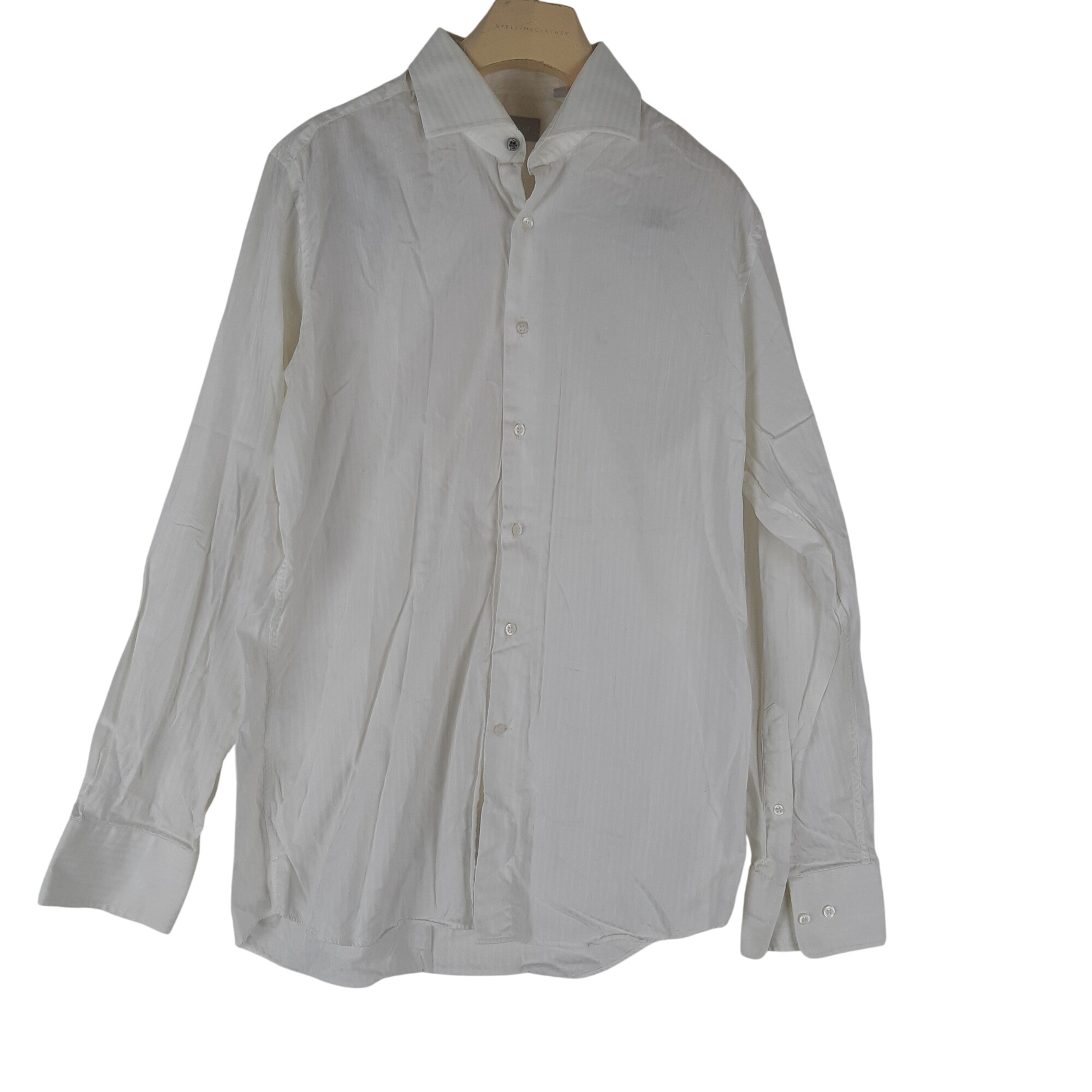 Acheter Nina Ricci - Chemise rayures satinées blanc cassé - Taille 41 mesures Carrure= 44 cm Poitrine= 47 cm Longueur= 75 cm Très bon état - 45,00 € Nina Ricci - Chemise rayures satinées blanc cassé - Taille 41 mesures Carrure= 44 cm Poitrine= 47 cm Longueur= 75 cm Très bon état - reconditionné disponible sur Label Emmaüs