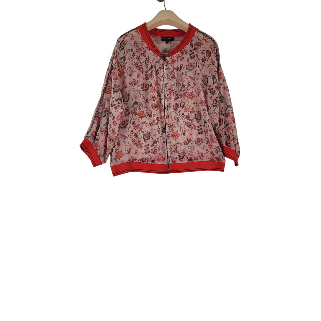 Eva Kayan – blouse multi couleur à motifs - Taille 40 mesures Carrure Poitrine 46 cm Longueur= 53 cm Très bon état -  reconditionné disponible sur Label Emmaüs