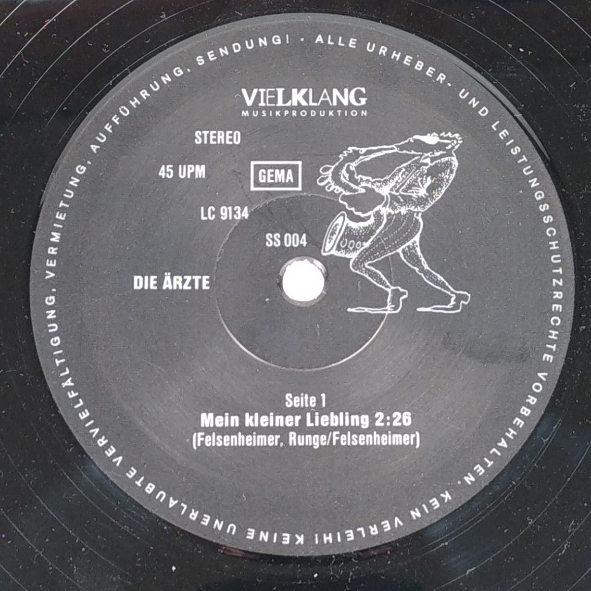 Die Arzte - uns geht's prima - vinyle 45 T Bon état - Vue 4 - 